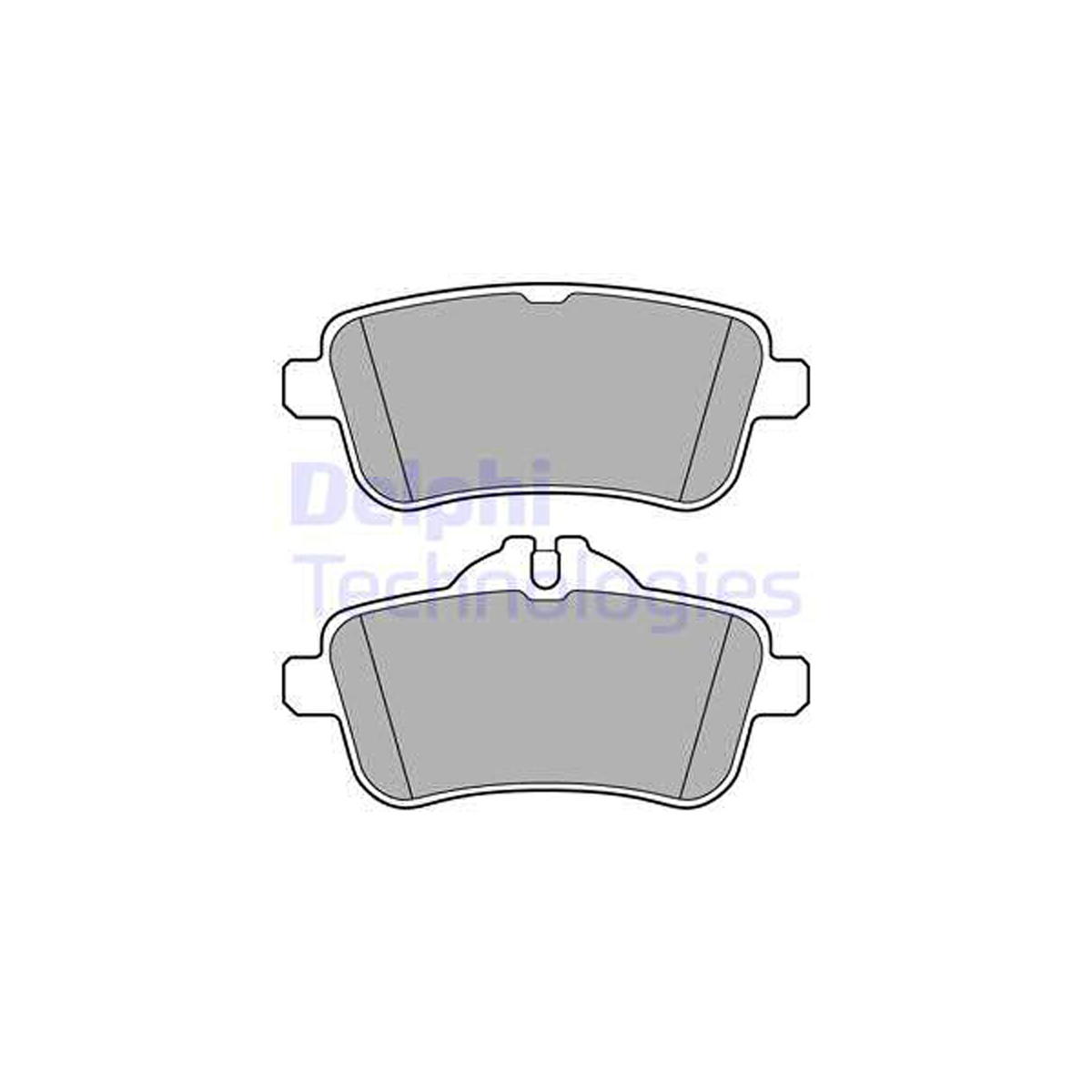 DELPHI LP3159 Bremsbeläge Bremsklötze MERCEDES M-Klasse GL GLE GLS W166 X166 C292 hinten