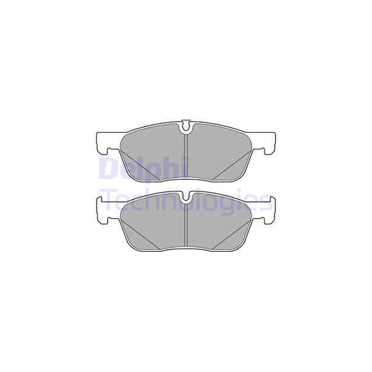 DELPHI LP3166 Bremsbeläge Bremsklötze LAND ROVER Discovery Sport (L550) 17 Zoll vorne
