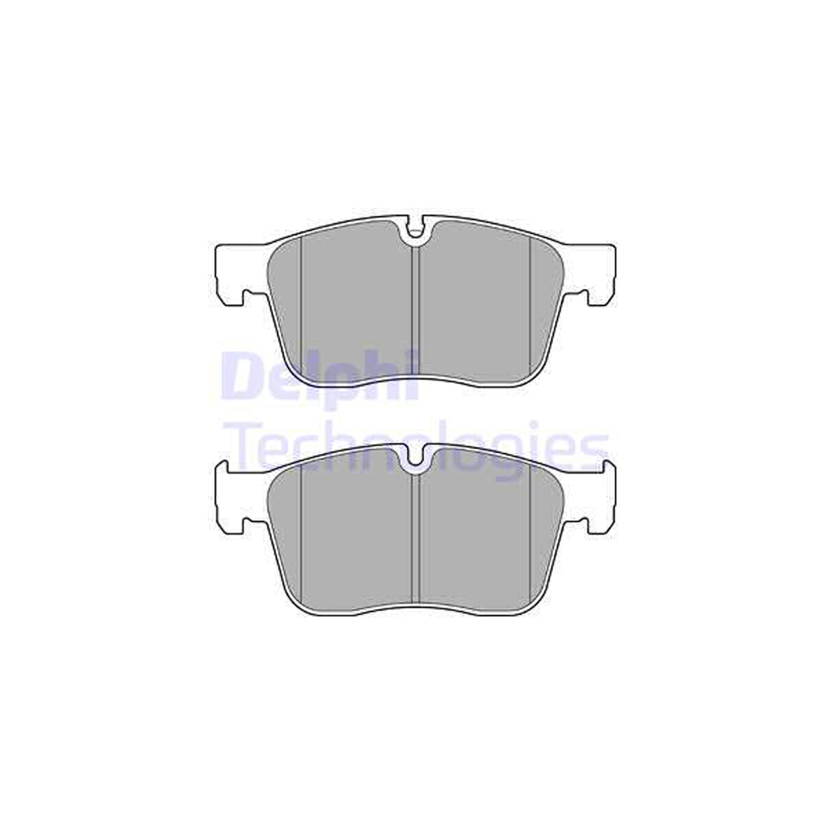 DELPHI LP3187 Bremsbeläge Bremsklötze LAND ROVER Range Rover Velar (L560) 18/19 Zoll vorne