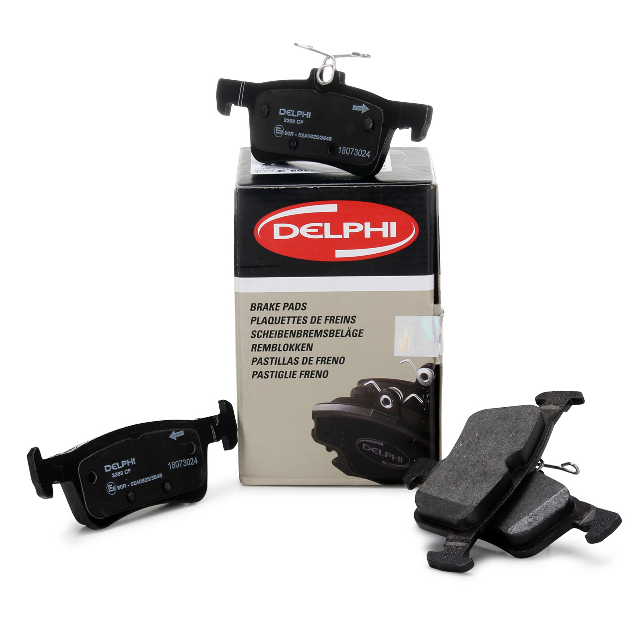 DELPHI LP3369 Bremsbeläge Bremsklötze für FORD FIESTA VII MK7 ab 01.2017 hinten