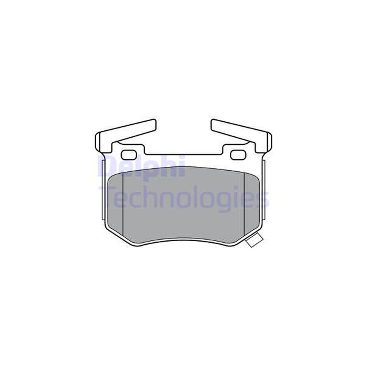 DELPHI LP3397 Bremsbeläge Bremsklötze KIA Stinger (CK) 3.3 T-GDI hinten 58302J5A55