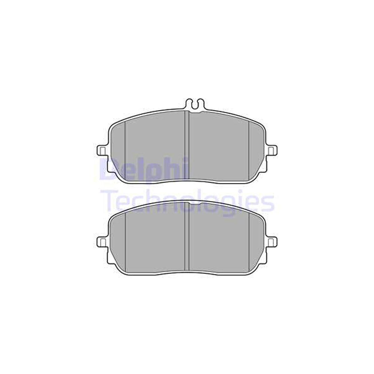 DELPHI LP3437 Bremsbeläge MERCEDES-BENZ W/V177 W247 X/C118 H/X243 H/X247 V/C167 vorne