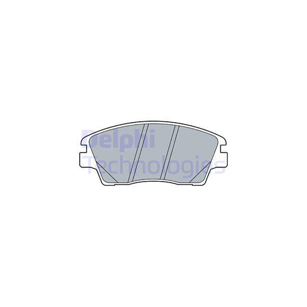 DELPHI LP3519 Bremsbeläge Bremsklötze Bremsbelagsatz HYUNDAI Tucson (TL) vorne