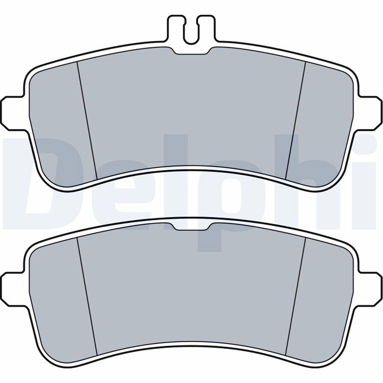 DELPHI LP3542 Bremsbeläge Bremsklötze MERCEDES-BENZ W213 S213 C257 N293 X253 C253 hinten