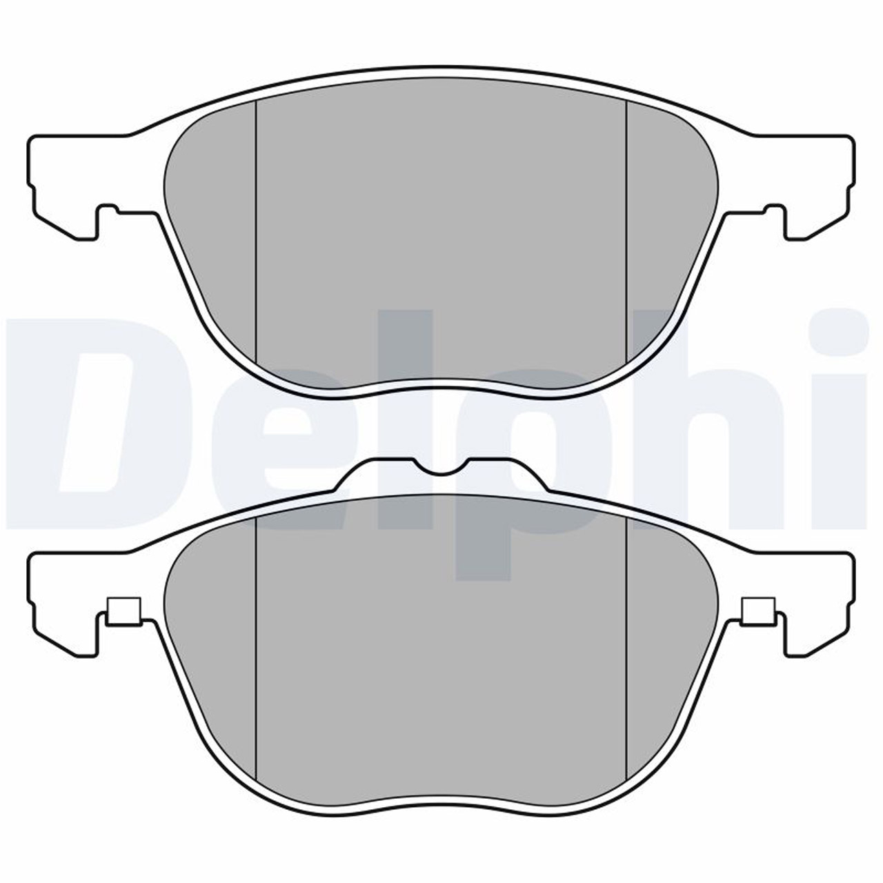 DELPHI LP3650 Bremsbeläge Bremsklötze FORD Kuga 2 MK2 Tourneo / Transit Connect V408 vorne