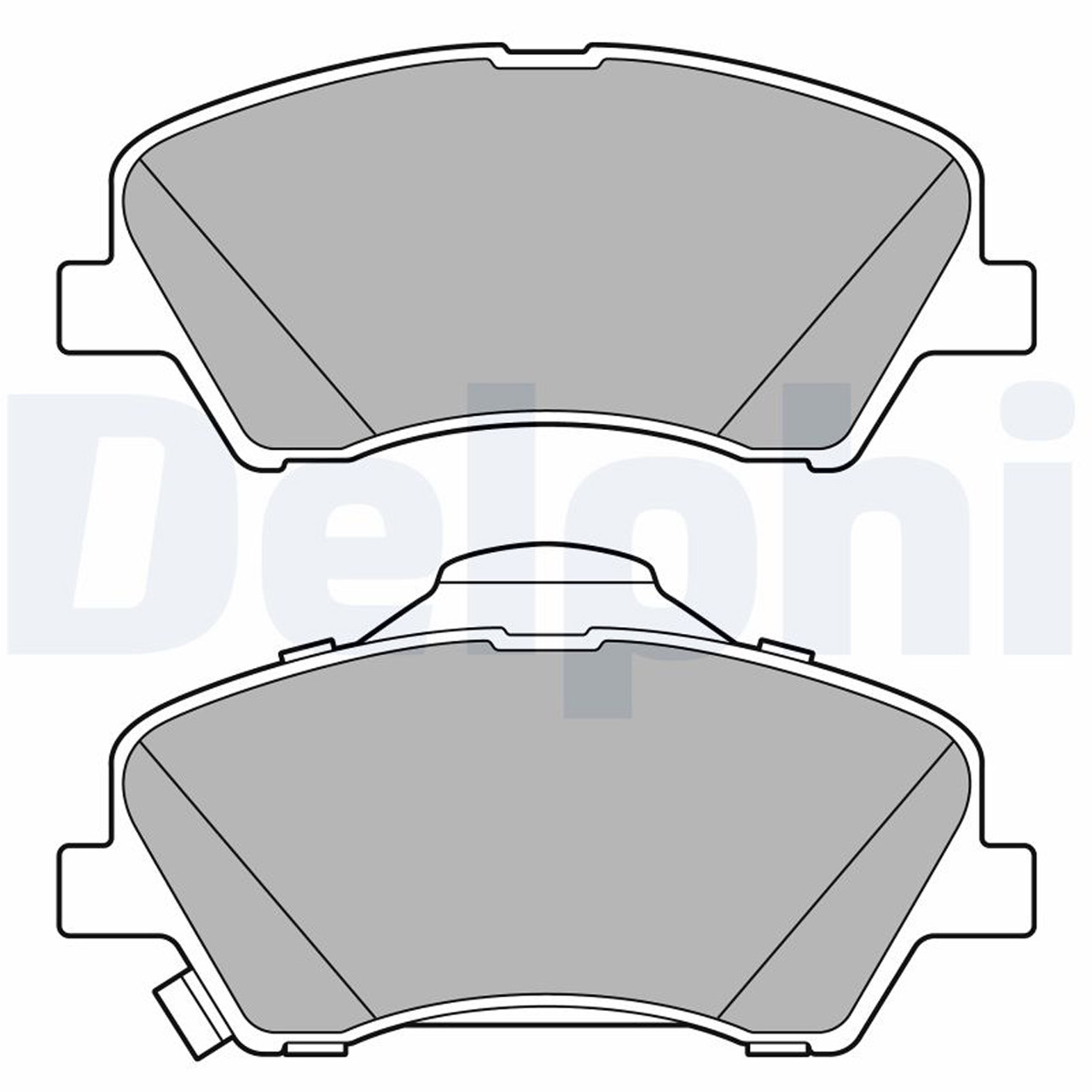DELPHI LP3678 Bremsbeläge HYUNDAI Bayon (BC3) i20 III KIA Rio 4 Stonic (YB) vorne