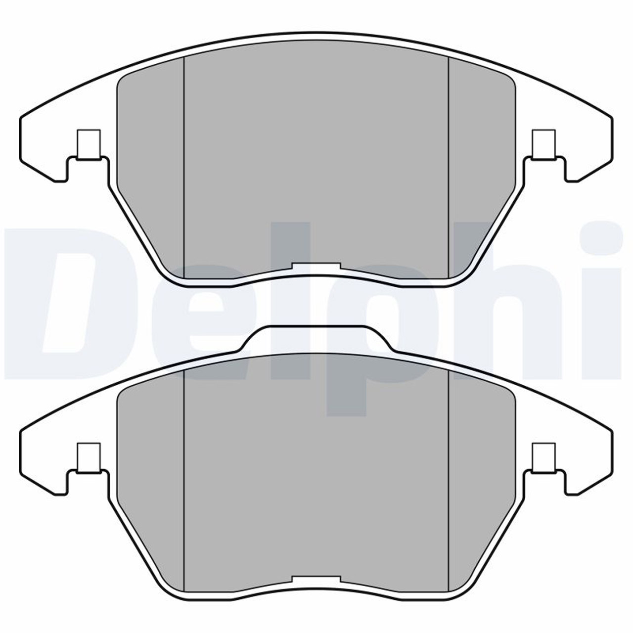 DELPHI LP3684 Bremsbeläge VW Golf 5 6 Passat B6 B7 Polo 5 Touran AUDI A1 8X A3 8P vorne