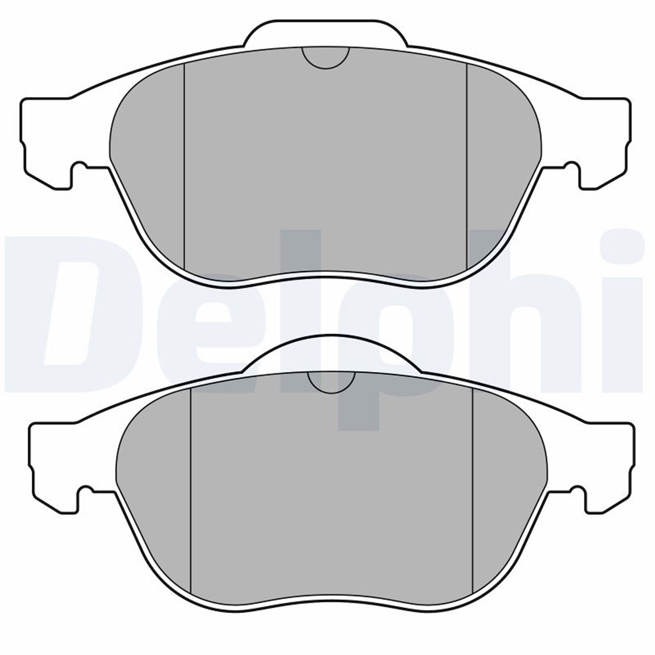 DELPHI LP3691 Bremsbeläge Bremsklötze RENAULT Espace 4 Laguna 2 Vel Satis vorne