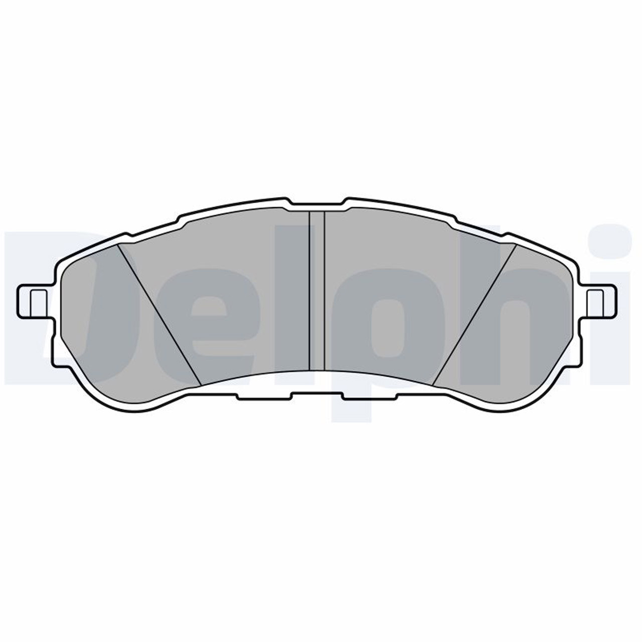 DELPHI LP3707 Bremsbeläge Bremsklötze Bremsbelagsatz FORD Ranger (TKE) hinten 2230083