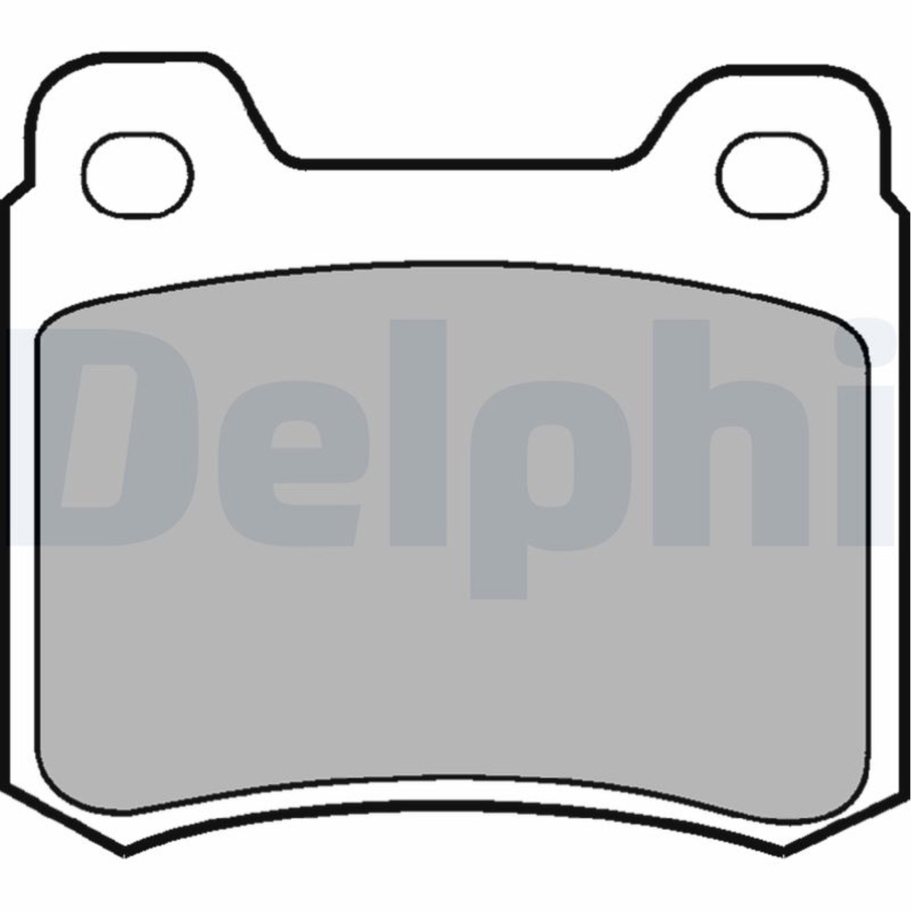 DELPHI LP440 Bremsbeläge Bremsklötze MERCEDES 190 W201 E-Klasse C124 E200 E220 hinten