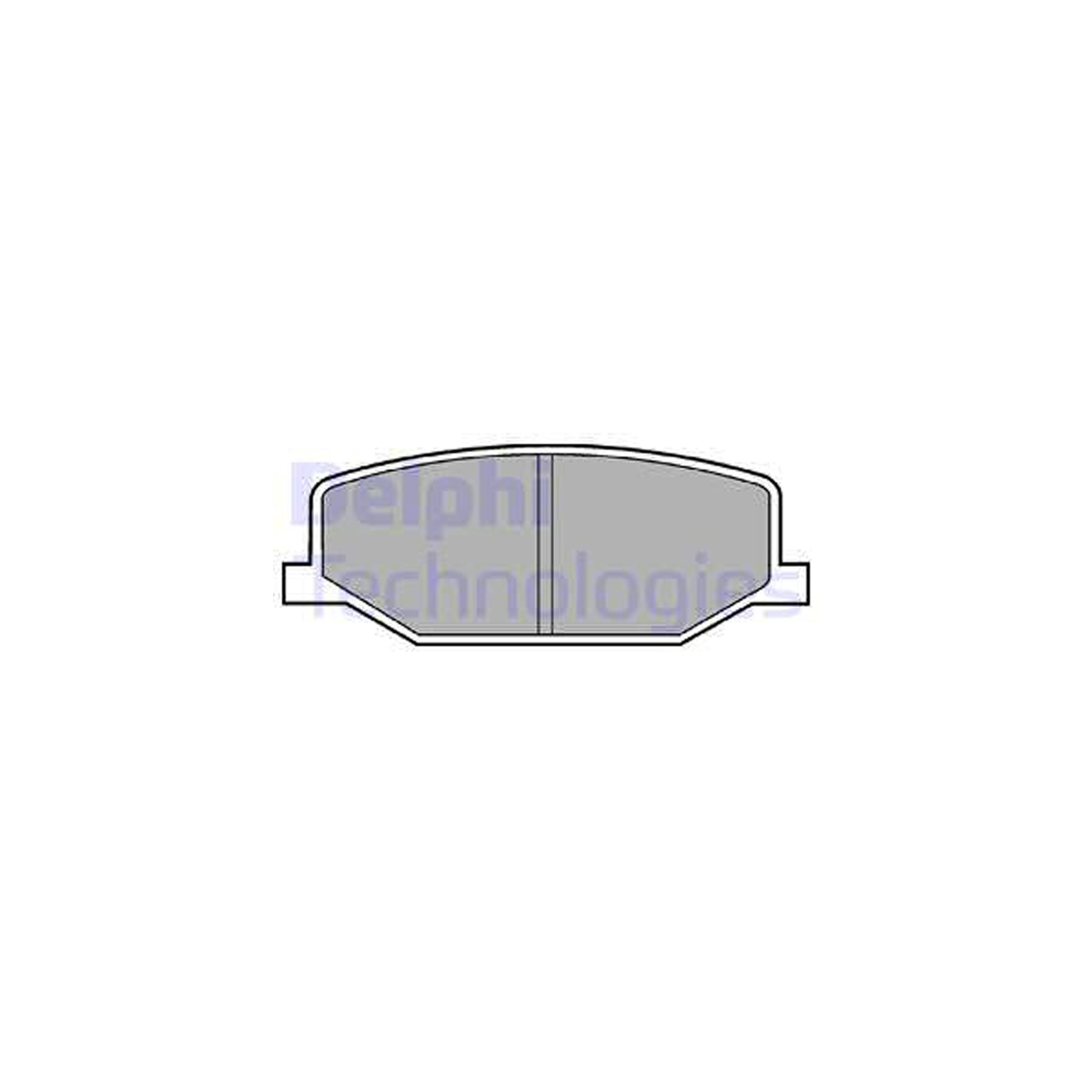 DELPHI LP527 Bremsbeläge SUZUKI Jimny (SN) Samurai (SJ_) SJ410 (OS) SJ413 (OS) vorne