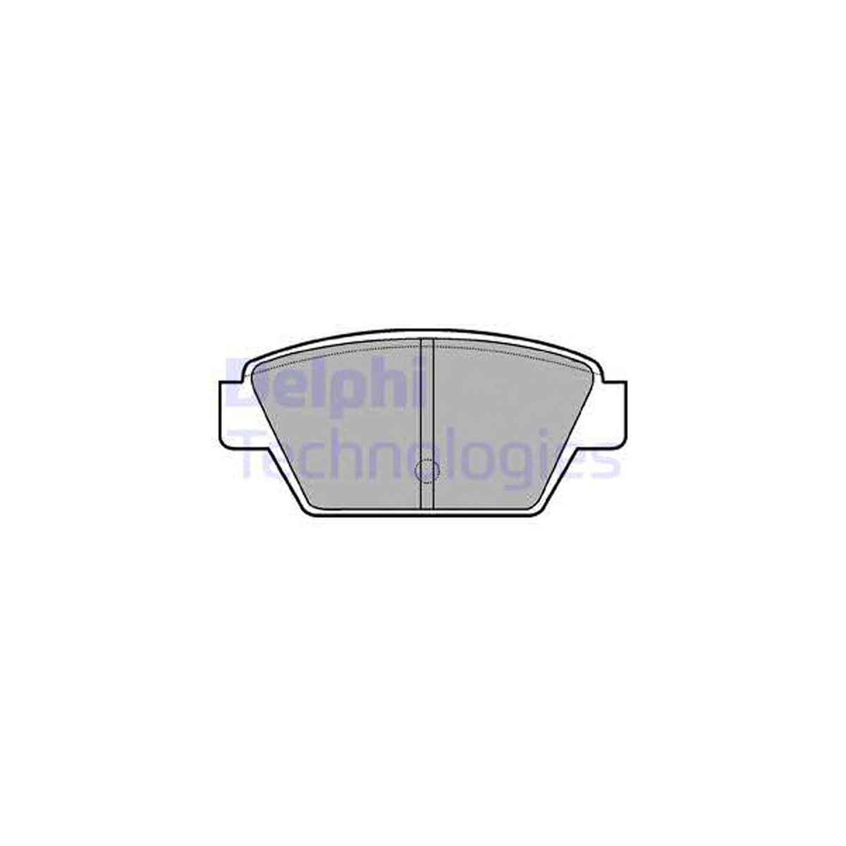 DELPHI LP533 Bremsbeläge MITSUBISHI Colt 3 GTi 16V Eclipse 1 Galant 5 6 Lancer 4 hinten