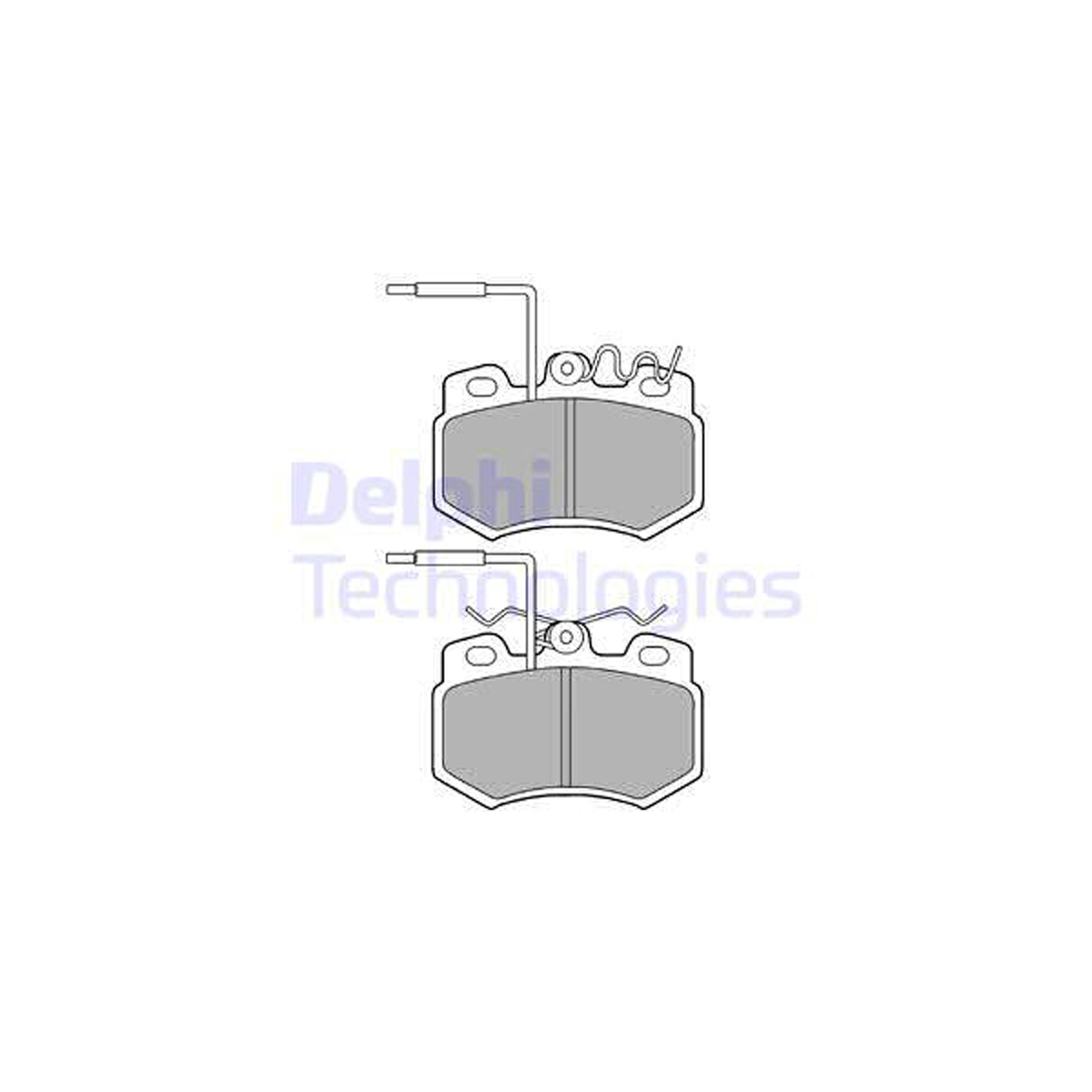 DELPHI LP823 Bremsbeläge + Sensor CITROEN C15 VISA PEUGEOT 205 I II 305 II 309 I II vorne