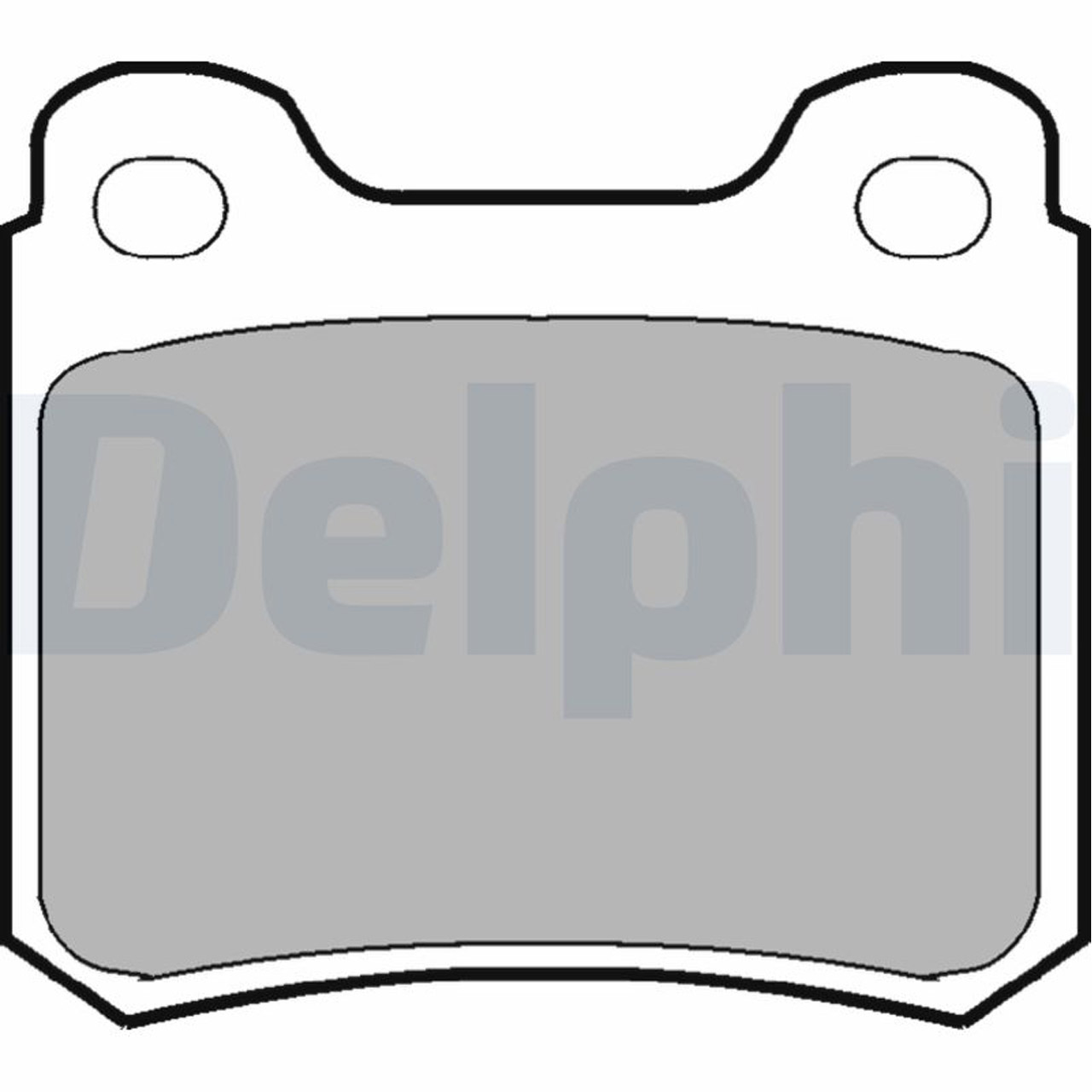 DELPHI LP915 Bremsbeläge Bremsklötze MERCEDES 190 W201 E W202 S202 W124 S124 C124 hinten