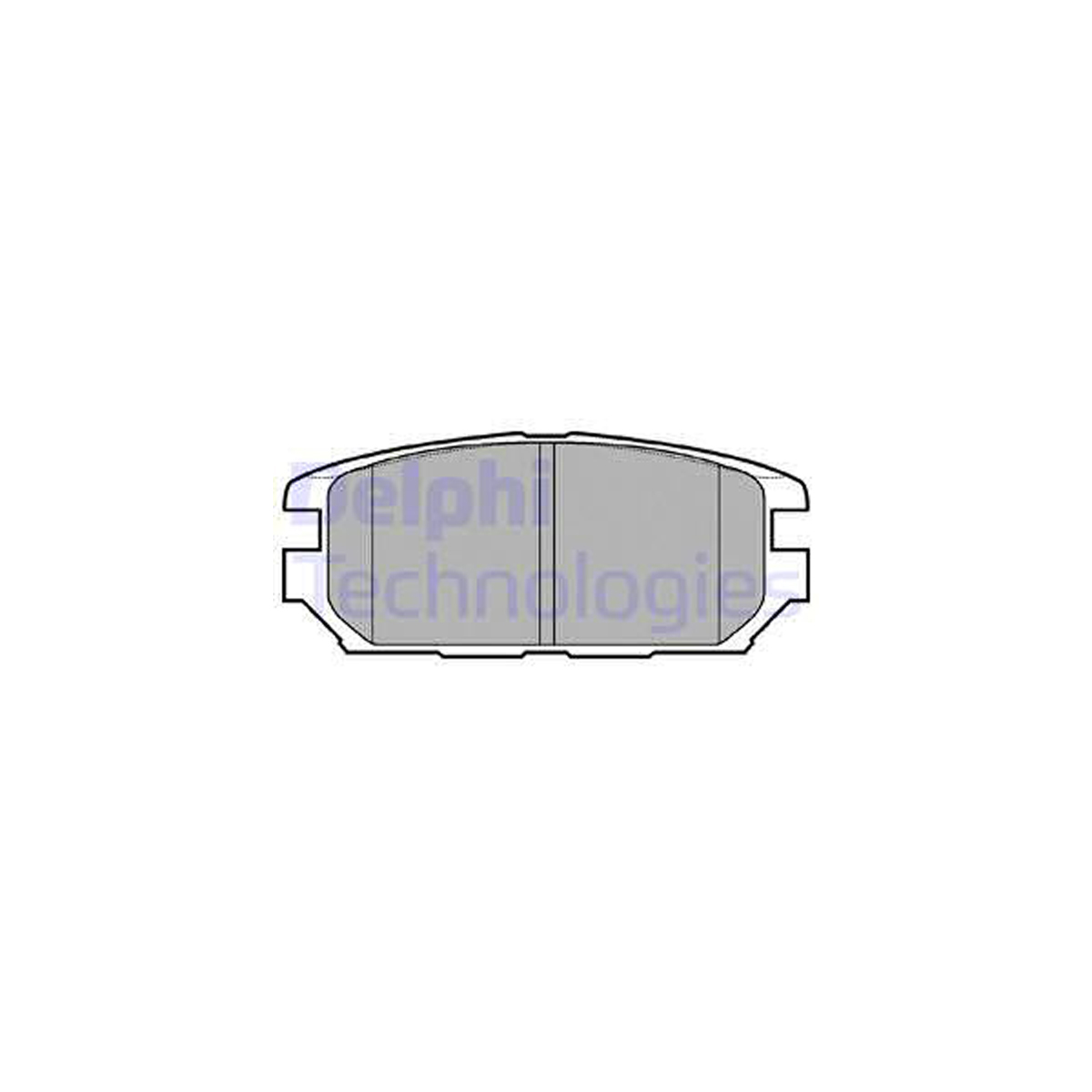 DELPHI LP921 Bremsbeläge Bremsklötze MITSUBISHI Space Wagon 2.0 2.4 GDI hinten