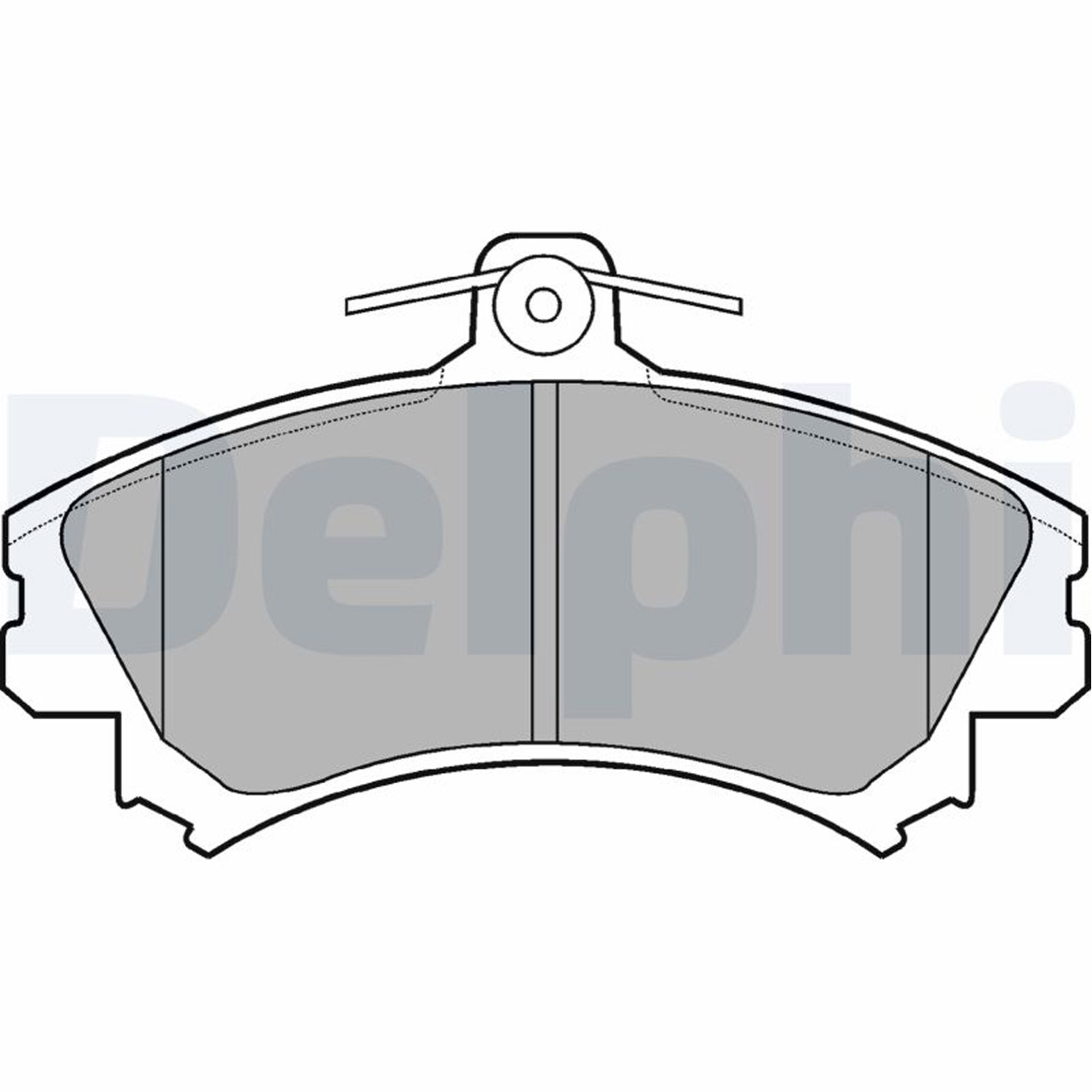 DELPHI LP993 Bremsbeläge MITSUBISHI Carisma (DA_) Colt 6 / CZC SMART ForFour (454) vorne