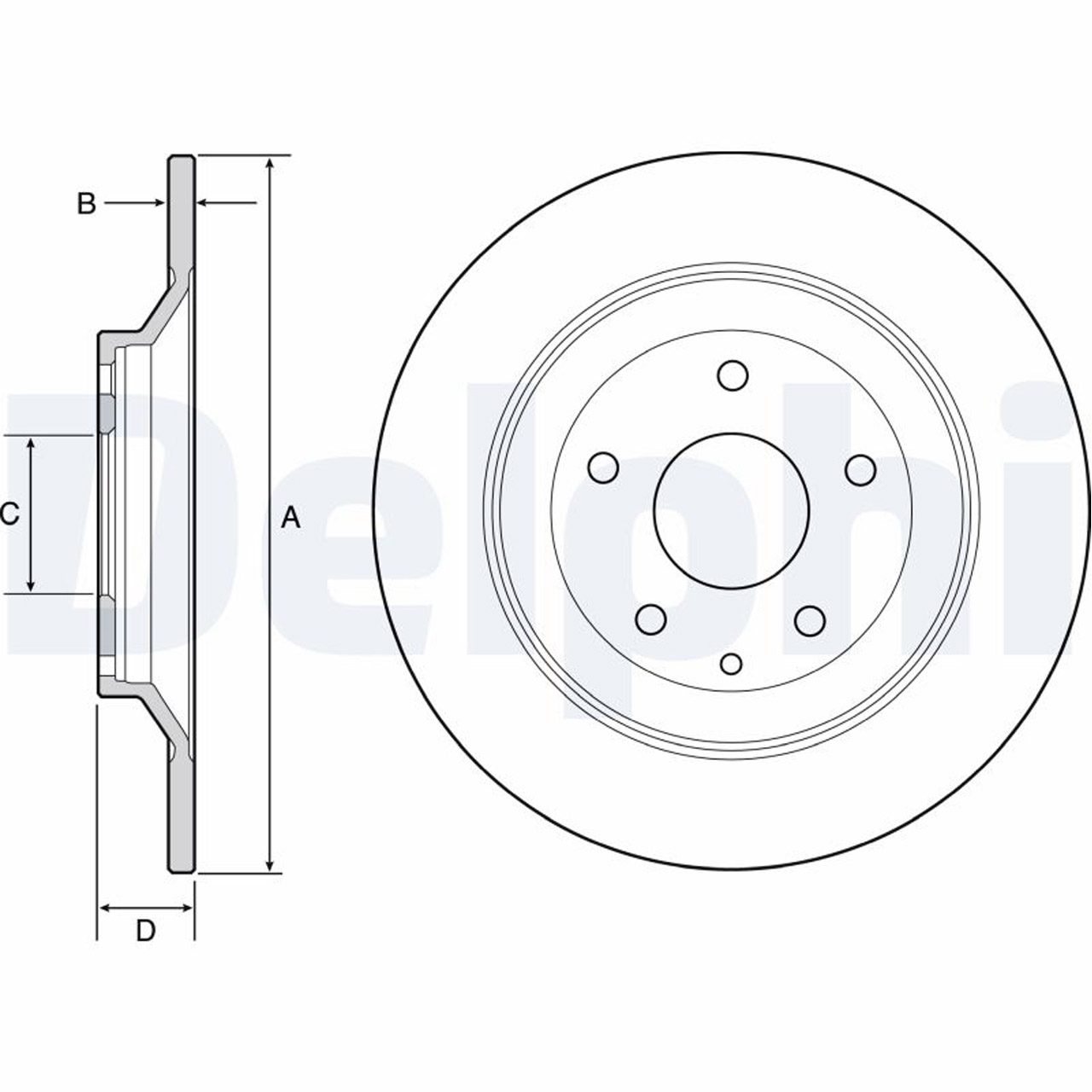 DELPHI Bremsscheiben + Bremsbeläge MAZDA CX-5 (KE, GH) bis 11.2014 hinten