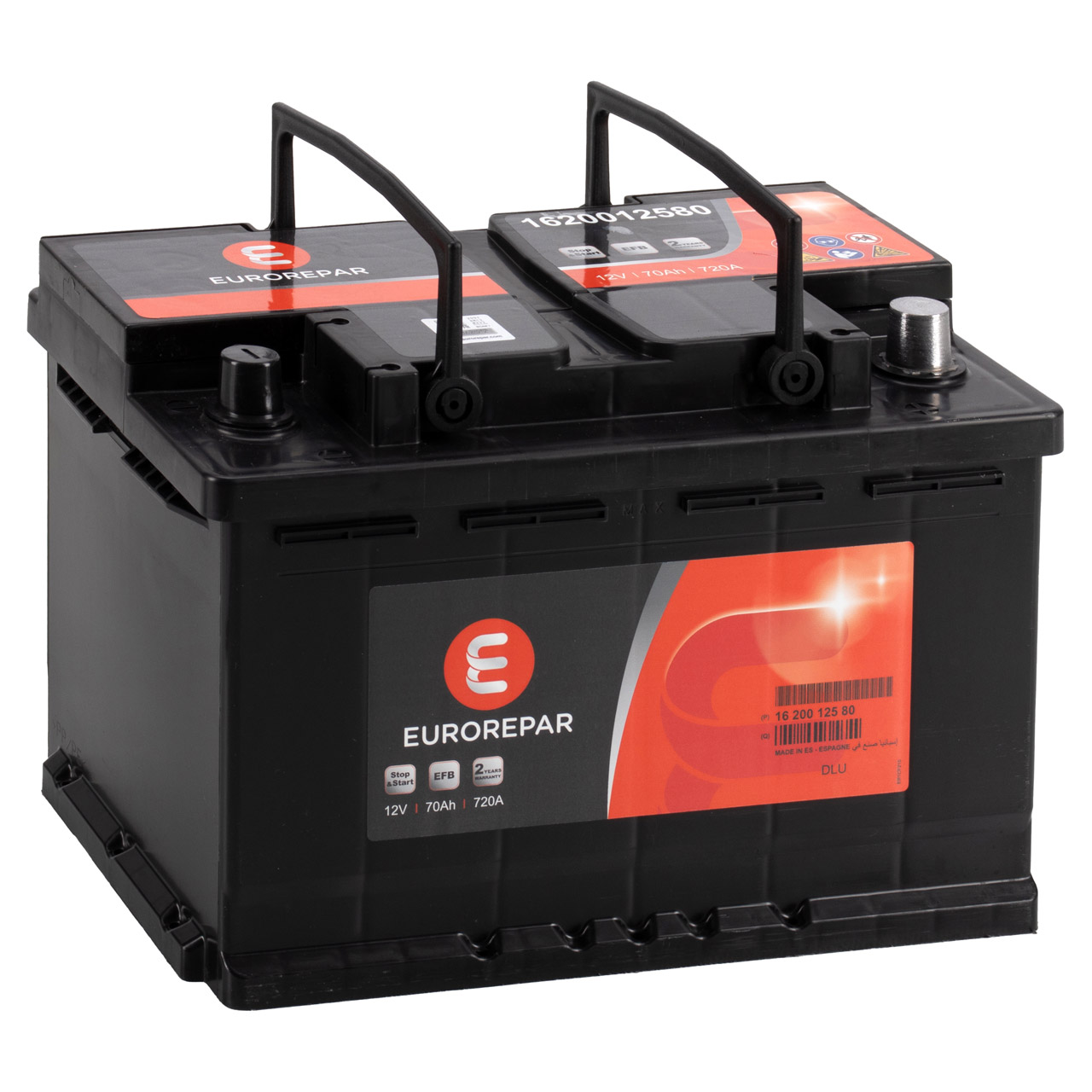 12V EFB Autobatterie 70Ah 720A Start Stop Starterbatterie Wartungsfrei  Batterie 4016987152317