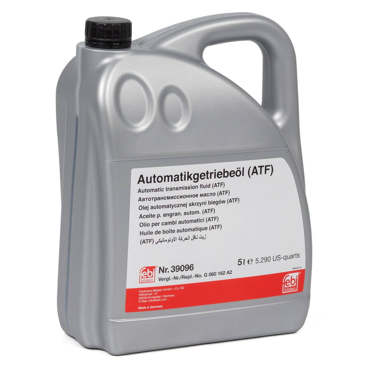 6L 6 Liter FEBI Automatikgetriebeöl ATF GRÜN für AUDI BMW CHRYSLER JAGUAR