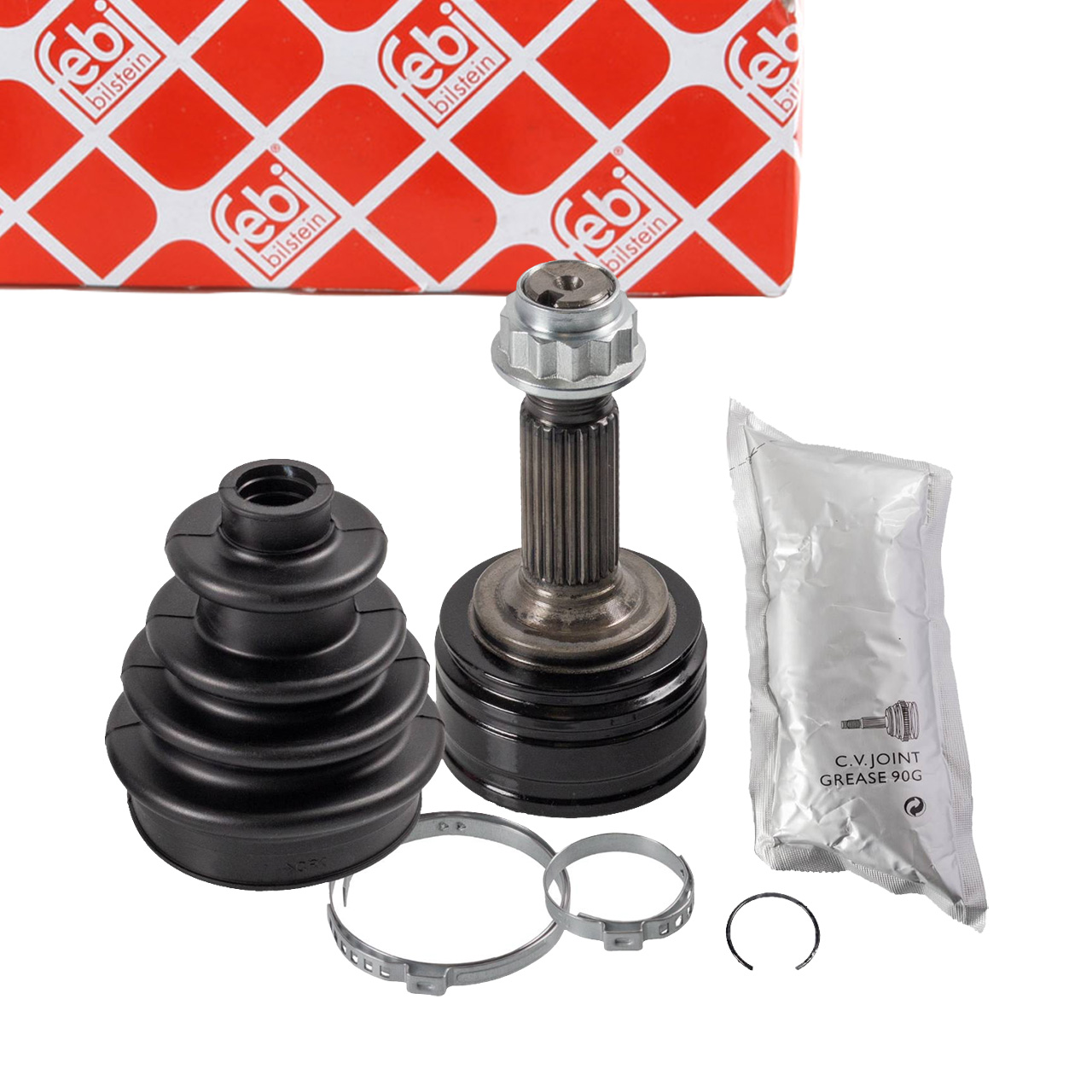 FEBI 173755 Gelenksatz Antriebswelle TOYOTA Aygo B1 bis 08.10 vorne radseitig 4347009D00