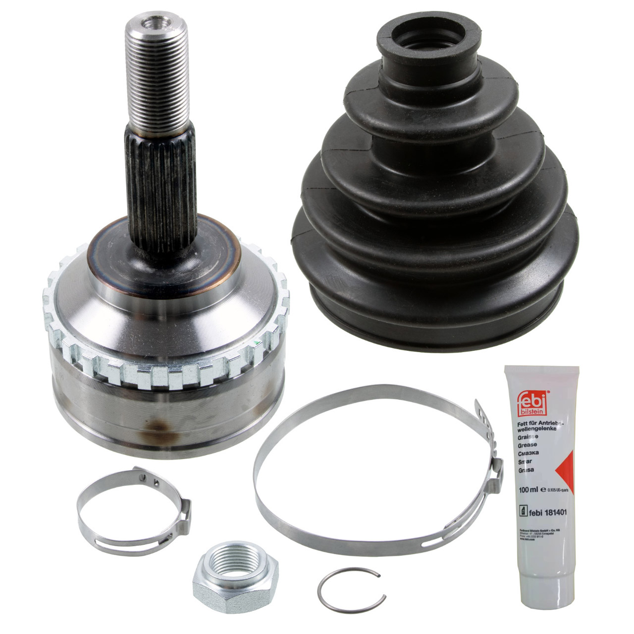 FEBI 185933 Gelenksatz Antriebswelle RENAULT Clio 2 Kangoo Thalia 1 vorne links radseitig