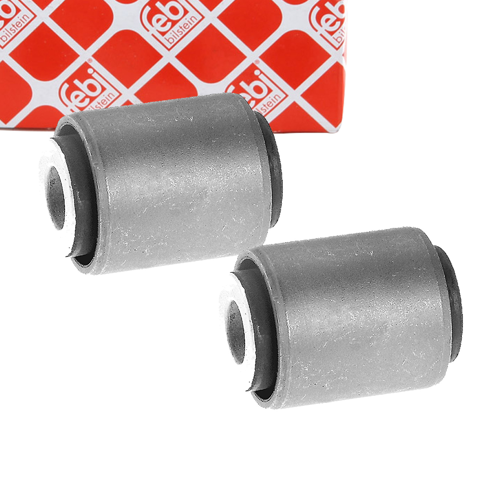 2x FEBI Querlenkerlager MERCEDES W202 W203 S202 W210 S210 W124 Hinterachse unten hinten