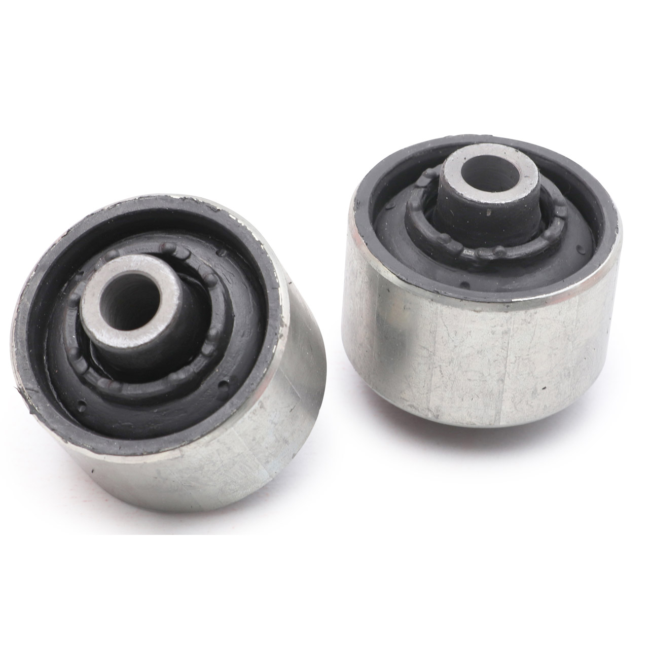 2x FEBI 18492 Querlenkerlager AUDI 100 C3 C4 200 C3 80 B4 A6 C4 V8 quattro hinten unten