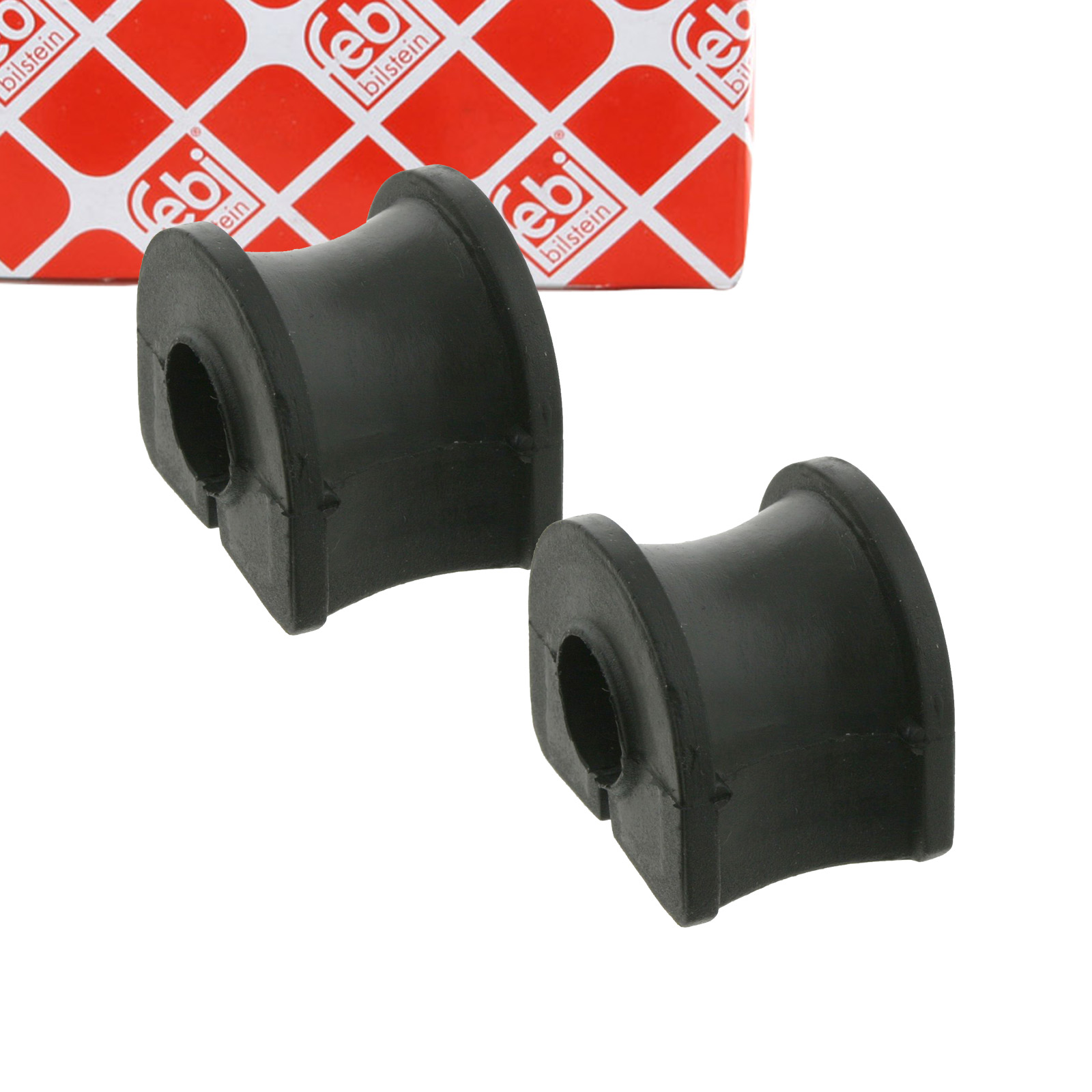 2x FEBI 28290 Stabilisatorlager Stabilager RENAULT Twingo 1 Vorderachse 8200024373