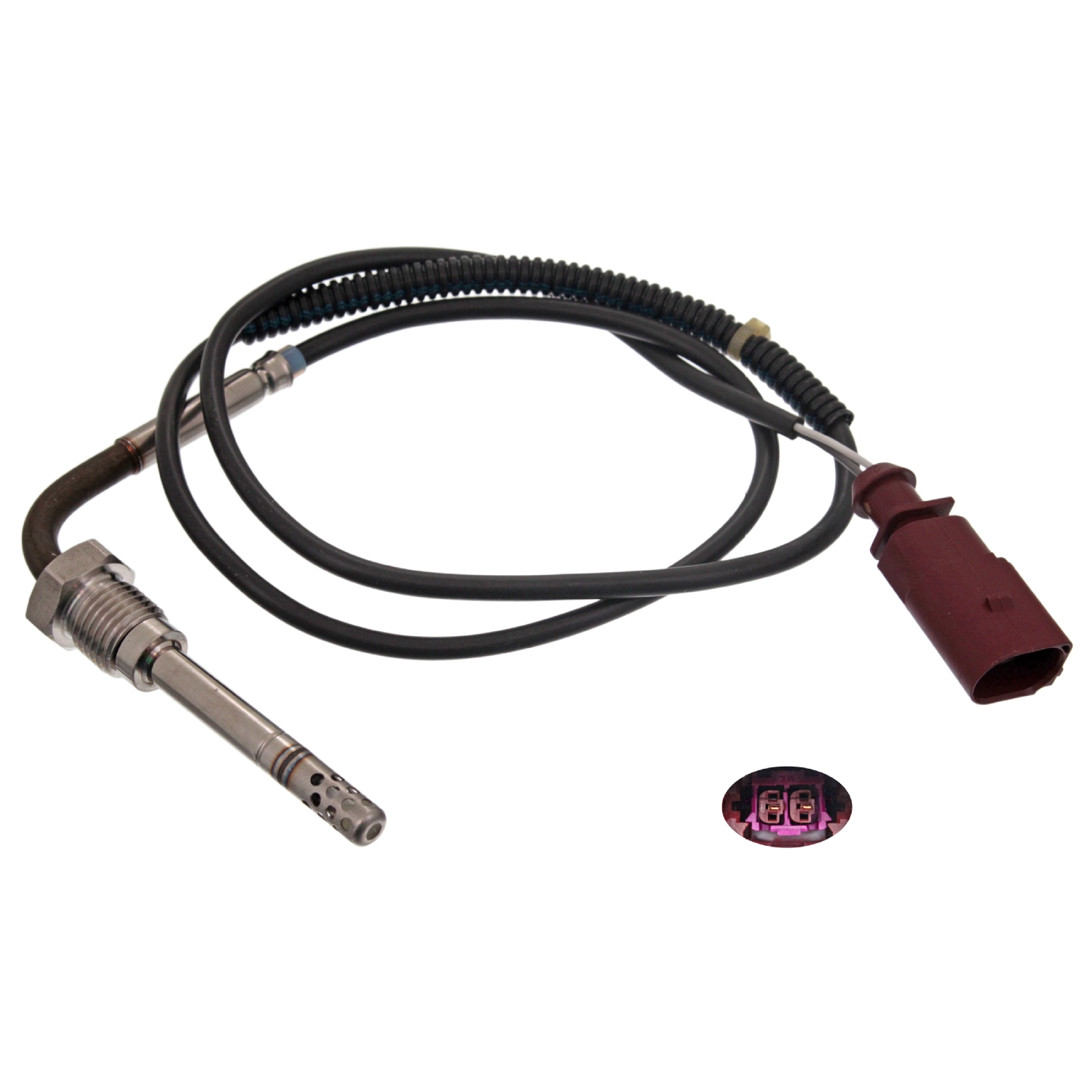 FEBI Abgastemperatursensor VW Touareg 7L 5.0 TDI AUDI Q7 4LB 3.0/3.6/4.2/6.0 TDI links