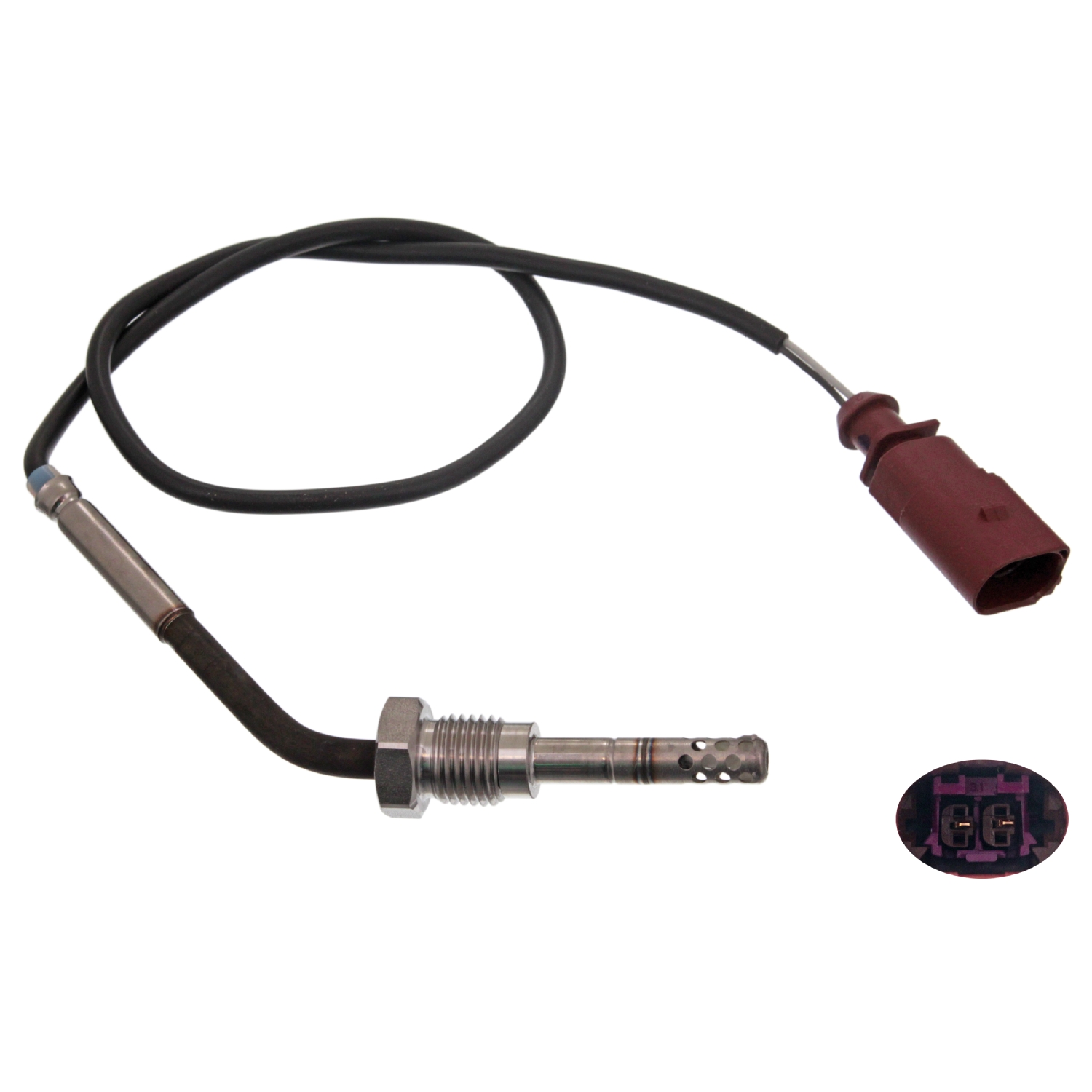 FEBI 49269 Abgastemperatursensor Sensor vor Rpf VW Touareg 7L 2.5 R5 TDI 070906088D