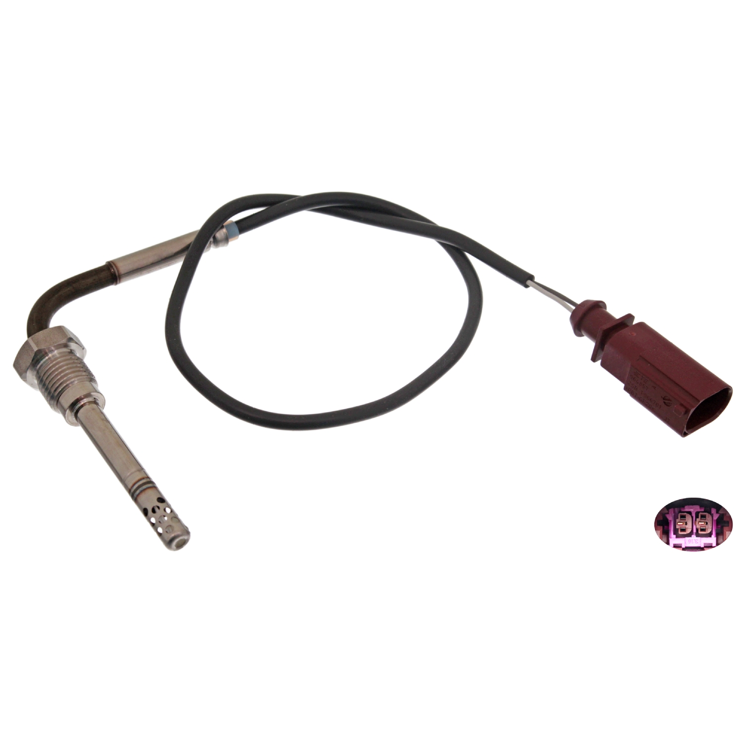 FEBI 49294 Abgastemperatursensor Sensor VW Touareg 7L AUDI Q7 4LB 3.0 TDI 059906088AB