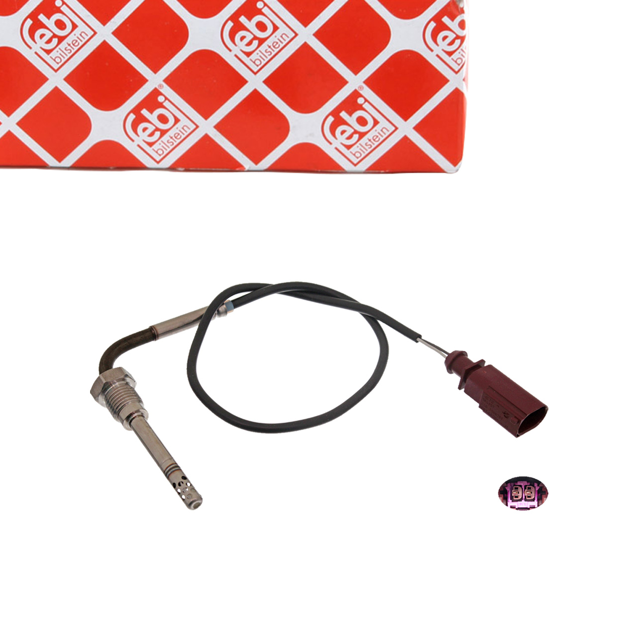 FEBI 49294 Abgastemperatursensor Sensor VW Touareg 7L AUDI Q7 4LB 3.0 TDI 059906088AB