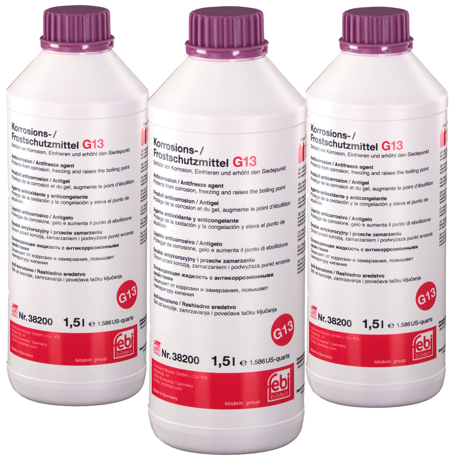 FEBI 38200 Frostschutzmittel G13 (Konzentrat) 1,5L Flasche
