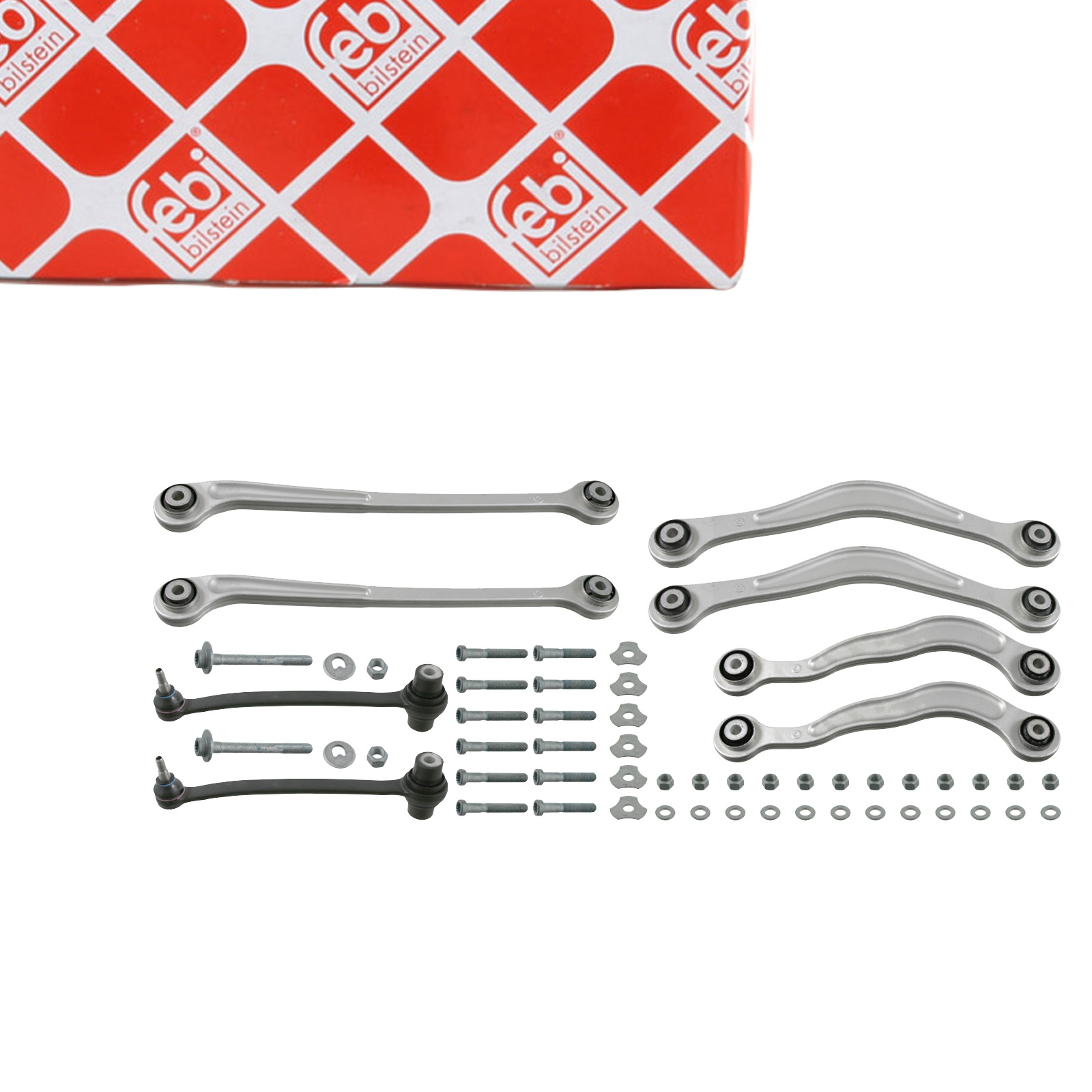 FEBI 24600 Querlenker Satz MERCEDES S-Klasse W220 hinten 8-teilig 2203500453