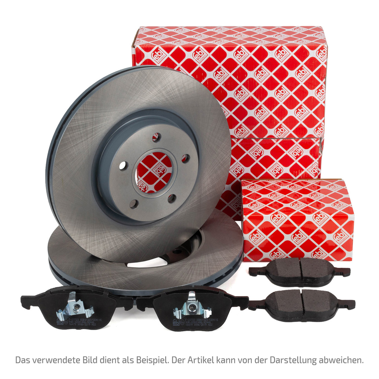 FEBI Bremsen Set Bremsscheiben + Bremsbeläge HYUNDAI i30 (GD) 16 Zoll KIA Cee'D (JD) vorne