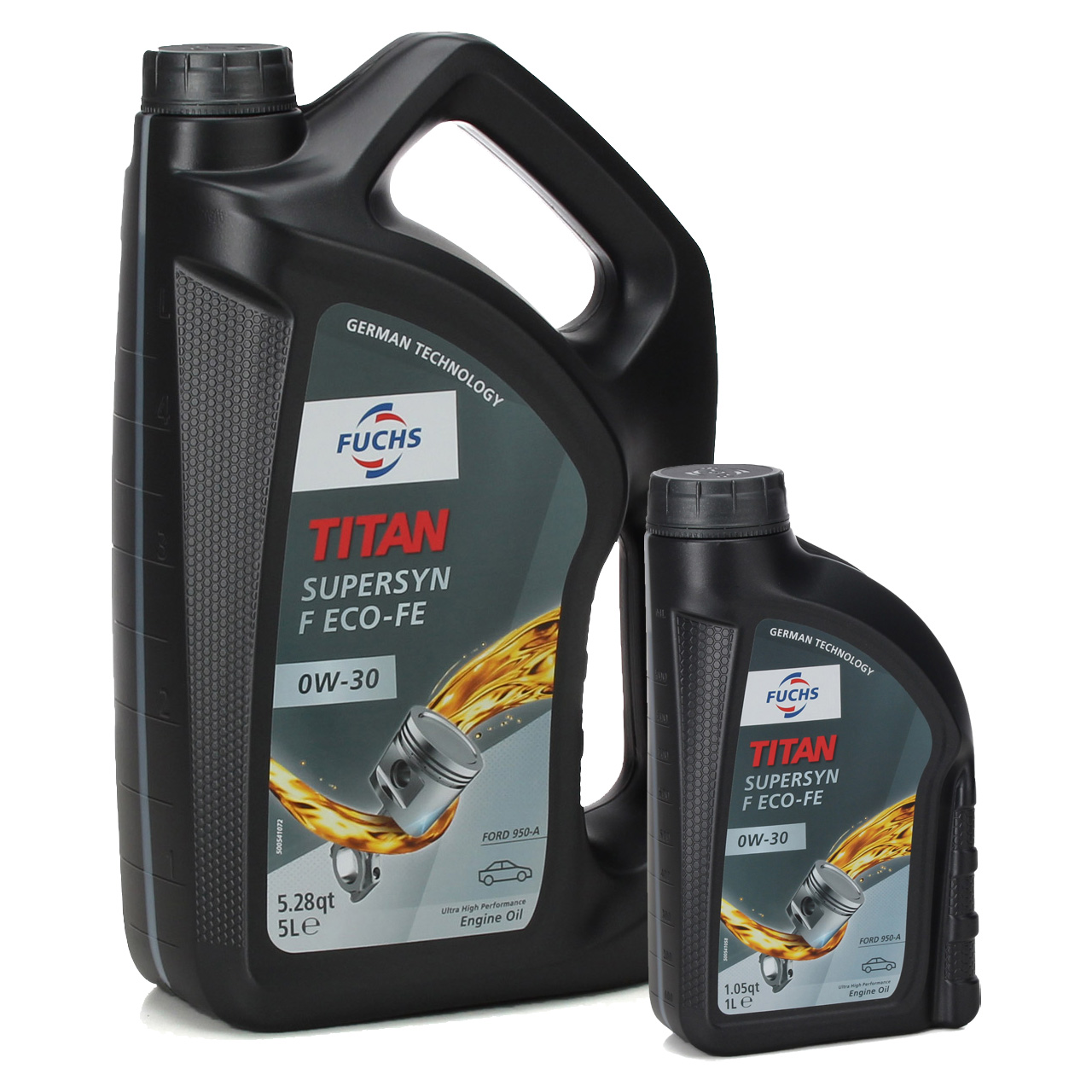 6L 6 Liter FUCHS TITAN SUPERSYN F ECO-FE 0W-30 0W30 Motoröl Öl FORD WSS-M2C950-A