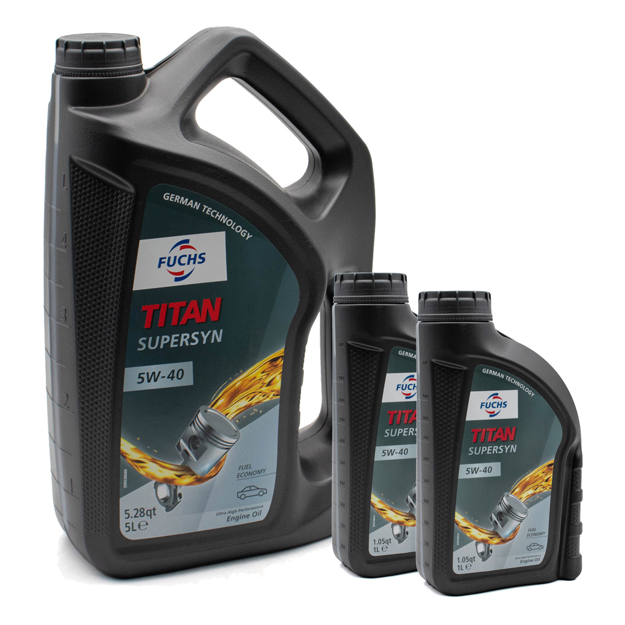 7L FUCHS TITAN SUPERSYN 5W-40 Motoröl Öl MB 229.3 VW 502/505.00 RN0700 RN0710