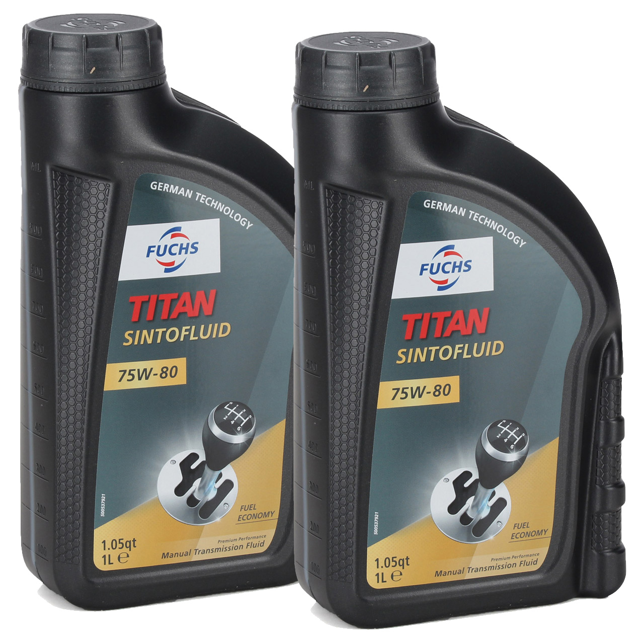 2L 2 Liter FUCHS TITAN SINTOFLUID SAE 75W80 Getriebeöl Schaltgetriebeöl API GL-4