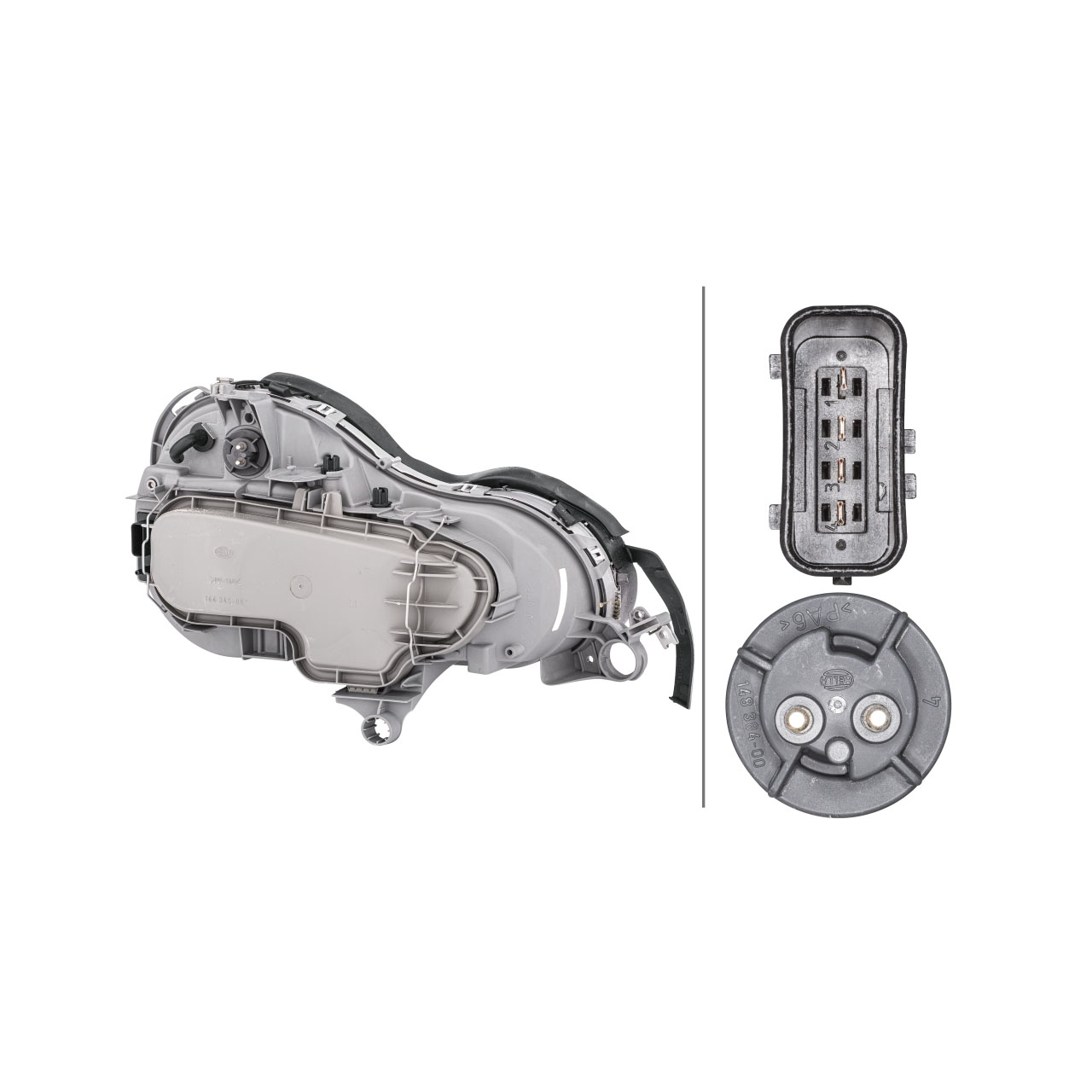 HELLA HALOGEN Scheinwerfer + Leuchtmittel MERCEDES E-Klasse W210 S210 bis 06.1999 links