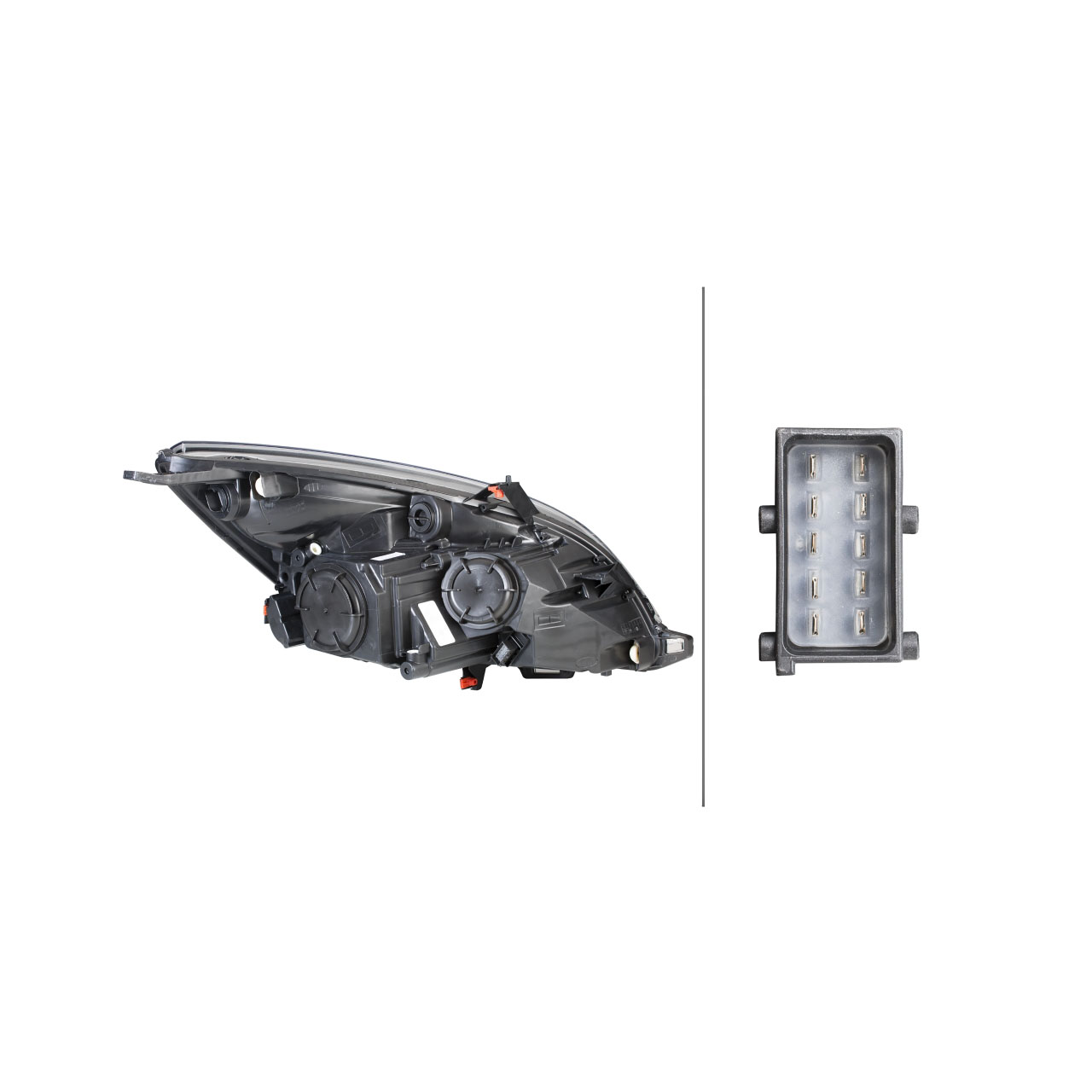 HELLA 1EE354830-021 HALOGEN Scheinwerfer OPEL Meriva B ab 01.2014 rechts 1216796 13372320