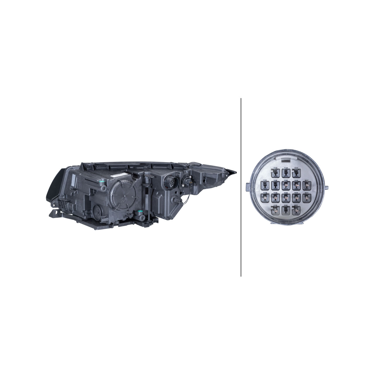 HELLA HALOGEN Scheinwerfer LAND ROVER Range Rover Evoque (L538) ab 06.2015 rechts LR084568