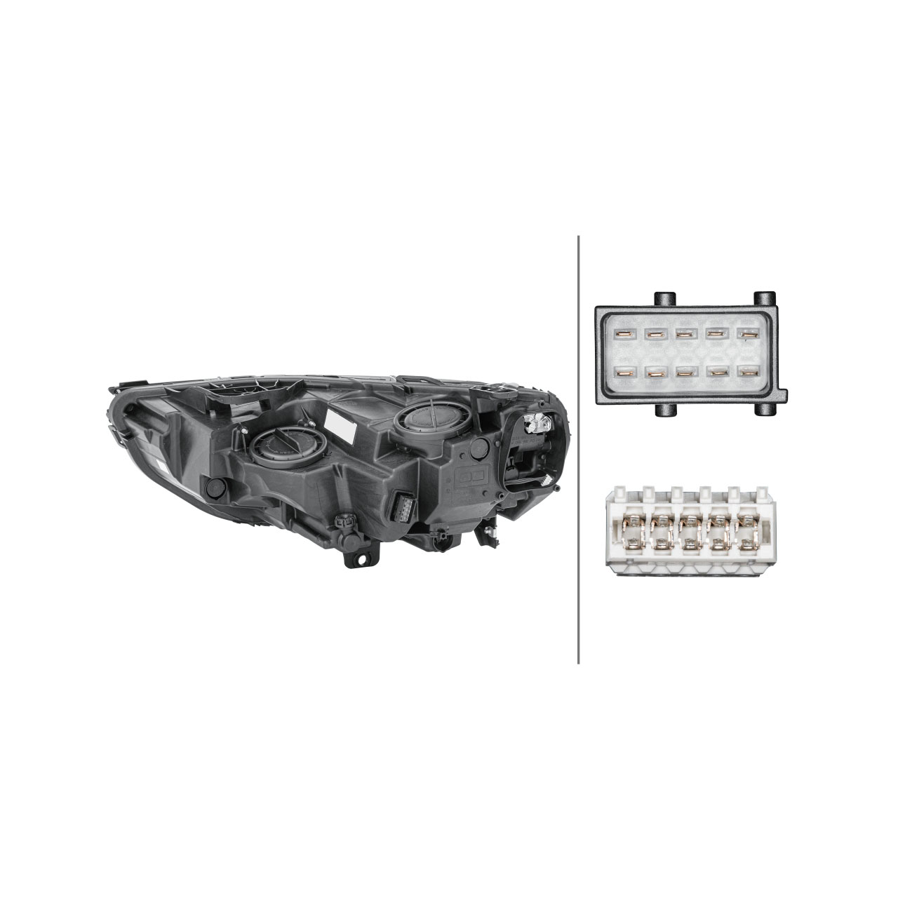 HELLA HALOGEN Scheinwerfer + Leuchtmittel OPEL Insignia B bis 01.2020 rechts 39210098