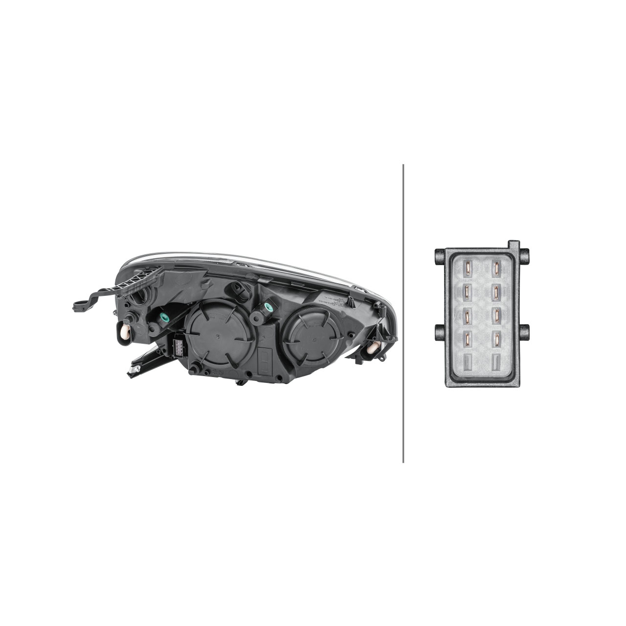 HELLA 1EH354811-051 HALOGEN Scheinwerfer OPEL Adam (M13) links 1216780 / 13354576