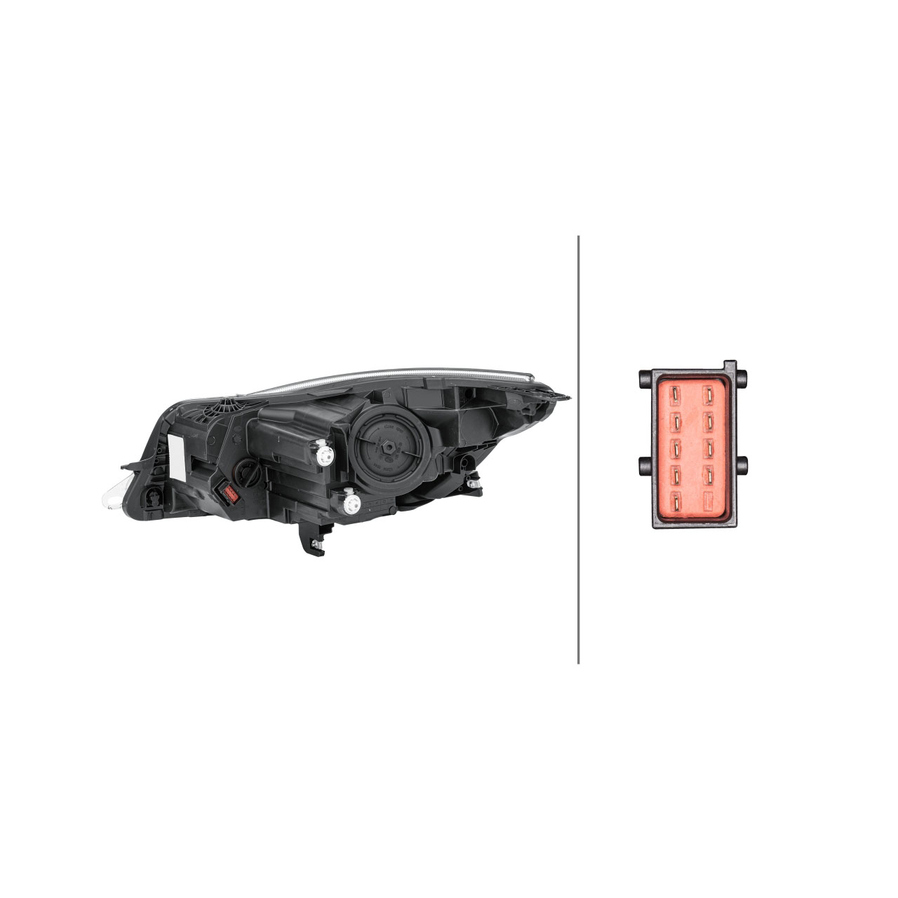 HELLA 1EL011165-761 HALOGEN Scheinwerfer OPEL Insignia A ab 08.2013 rechts 1216811