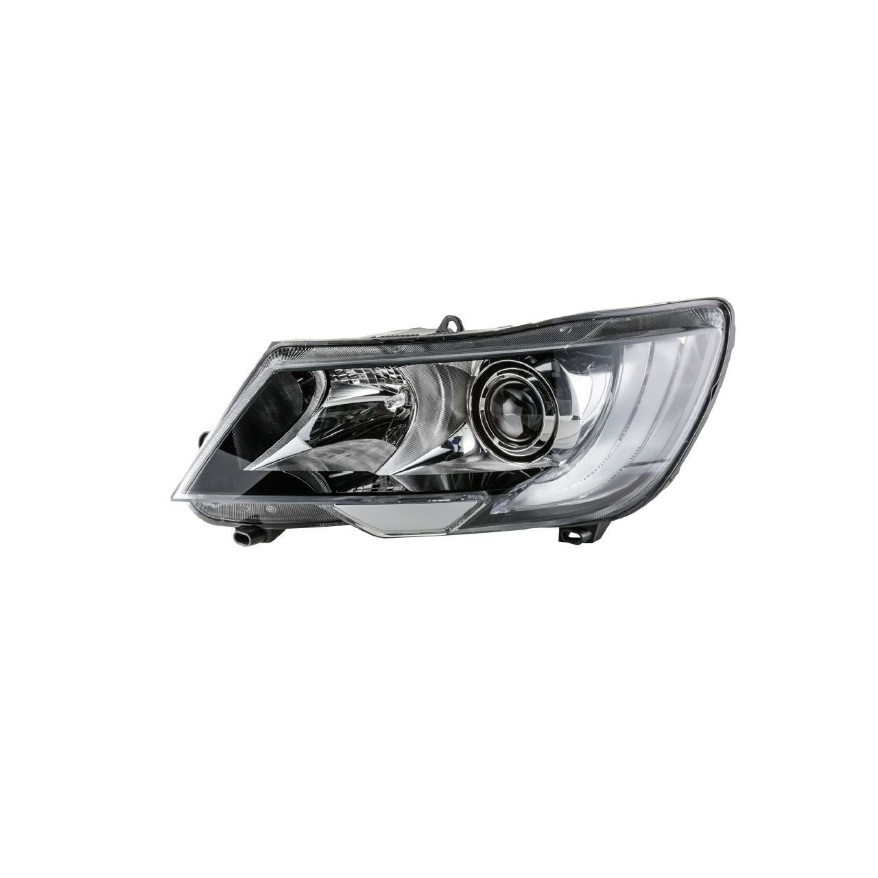 HELLA HALOGEN H7/H15 Scheinwerfer SKODA Superb 2 3T4 3T5 ab 06.2013 links 3T1941015F