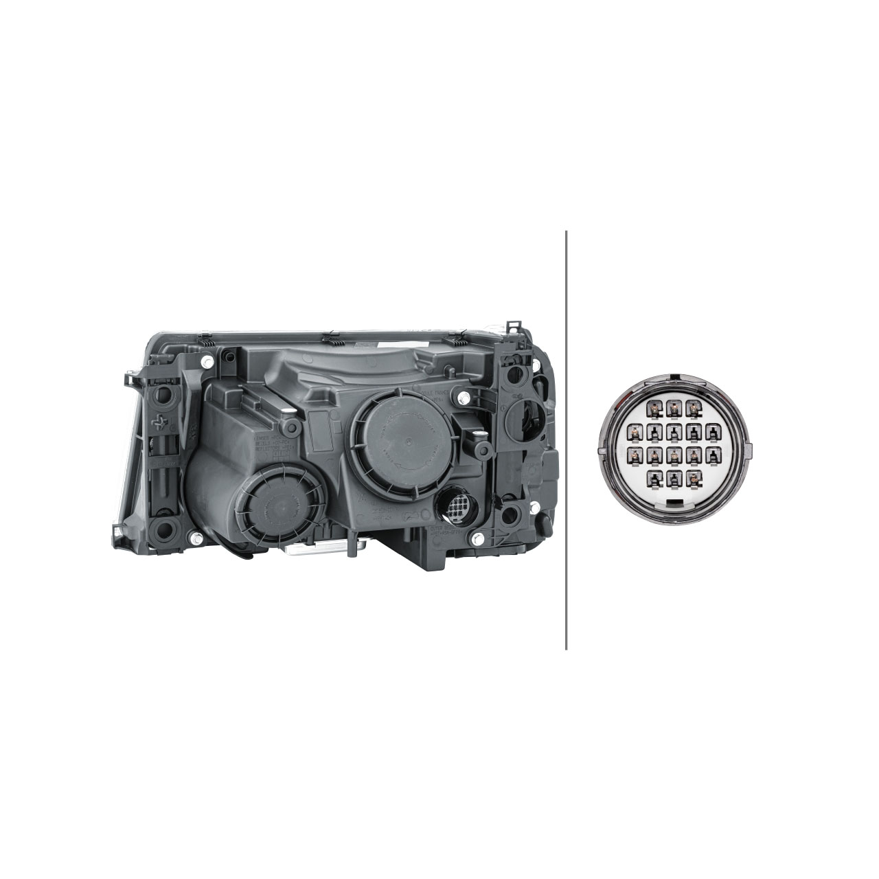 HELLA BI-XENON Scheinwerfer LAND ROVER Range Rover Sport 1 L320 bis 07.2009 rechts