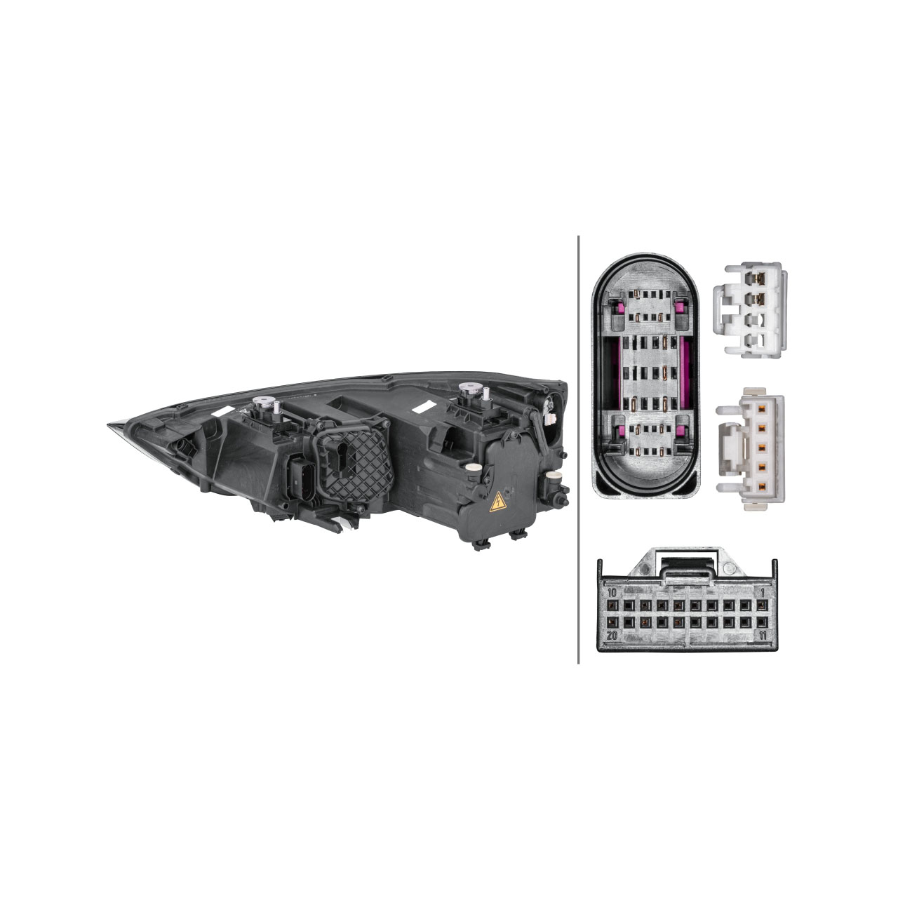 HELLA 1EL354838061 BI-XENON / LED Scheinwerfer AUDI A1 (8X) ab 11.2014 rechts 8XA941044