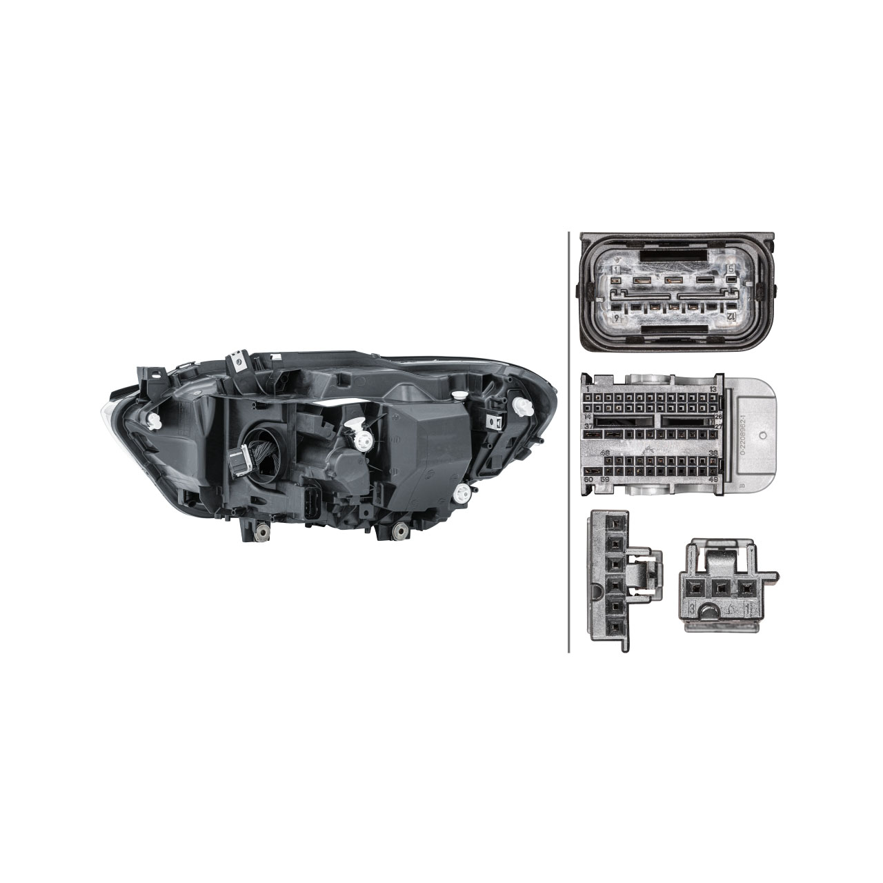 HELLA 1EX011930421 Advanced LED Scheinwerfer BMW 1er F20 F21 ab 03.2015 rechts 63117414146