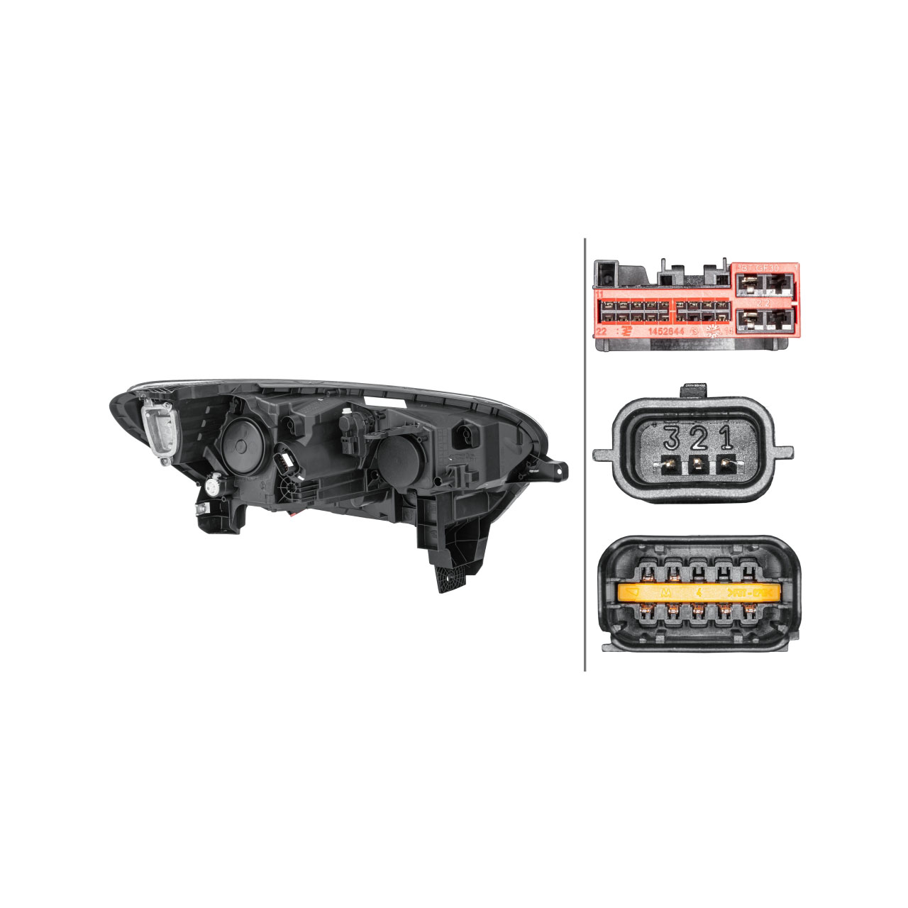 HELLA 1EX013888091 LED Scheinwerfer RENAULT Kadjar (HA_, HL_) ab 01.2019 links