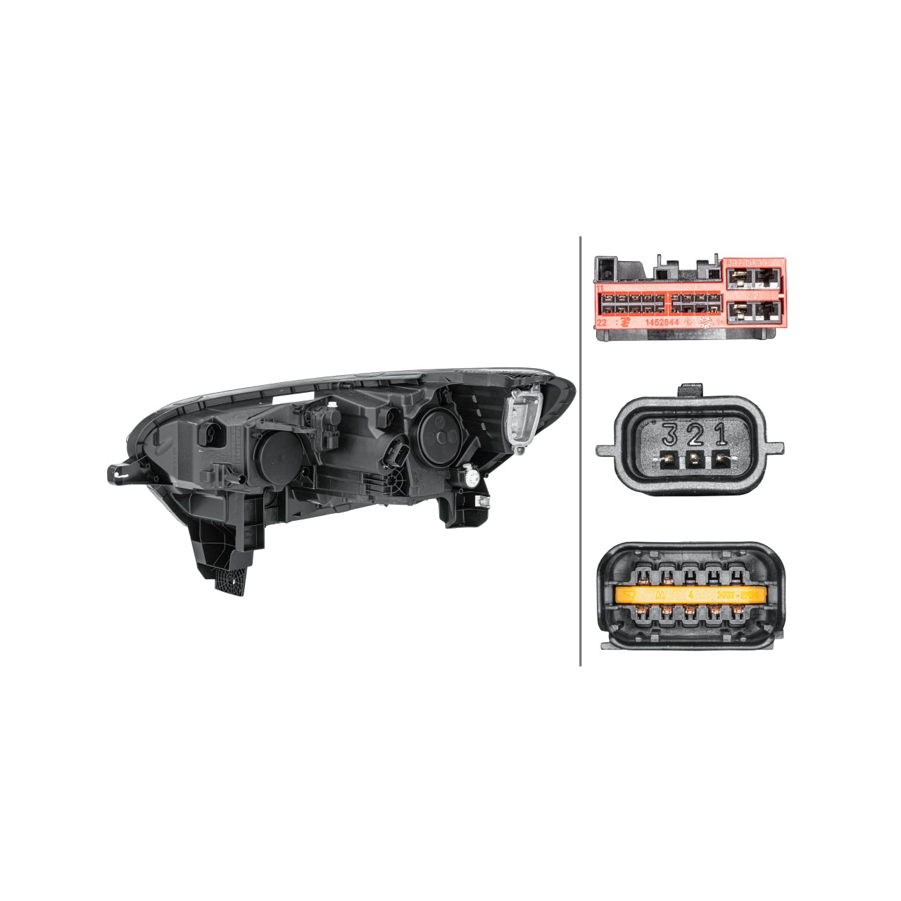 HELLA 1EX013888101 LED Scheinwerfer RENAULT Kadjar (HA_, HL_) ab 01.2019 rechts